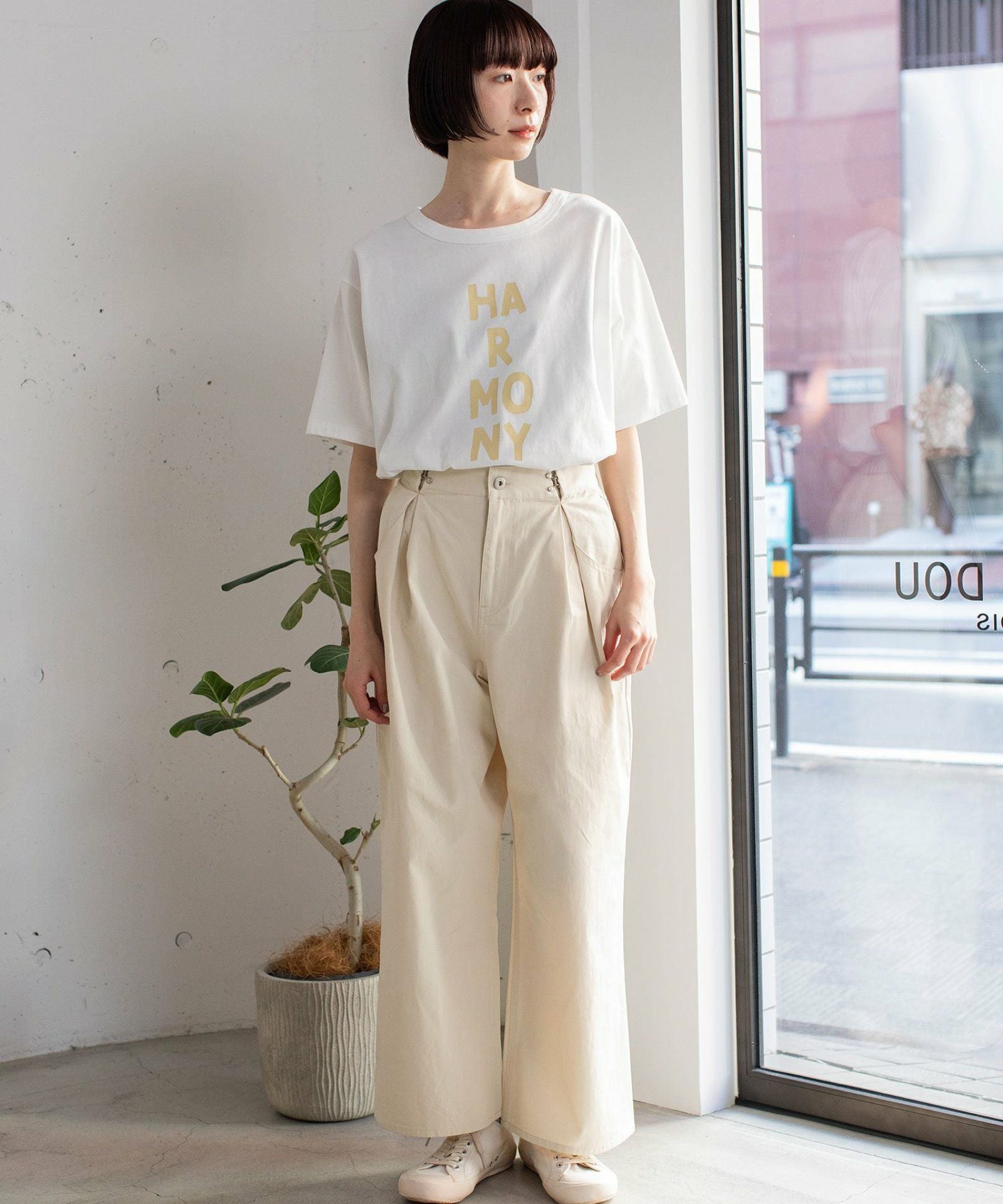 PRE SALE＞セミワイドタックワイドパンツ | COO ONLINE