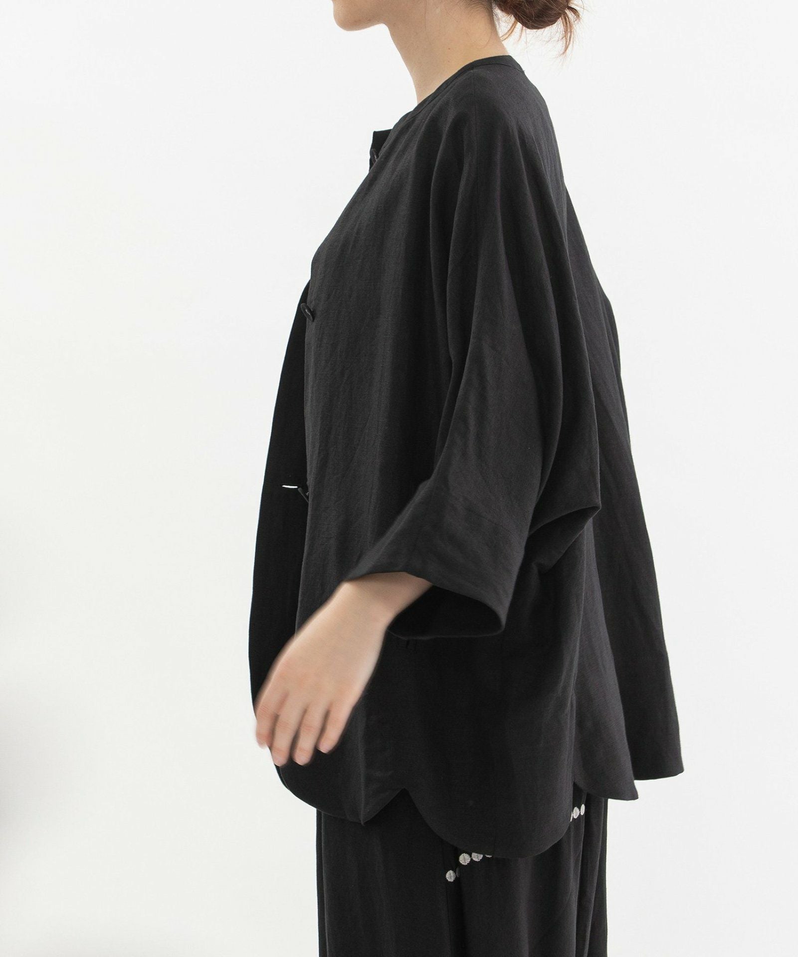 PRE SALE＞Clocheリネンレーヨンスカラップジャケット | COO ONLINE
