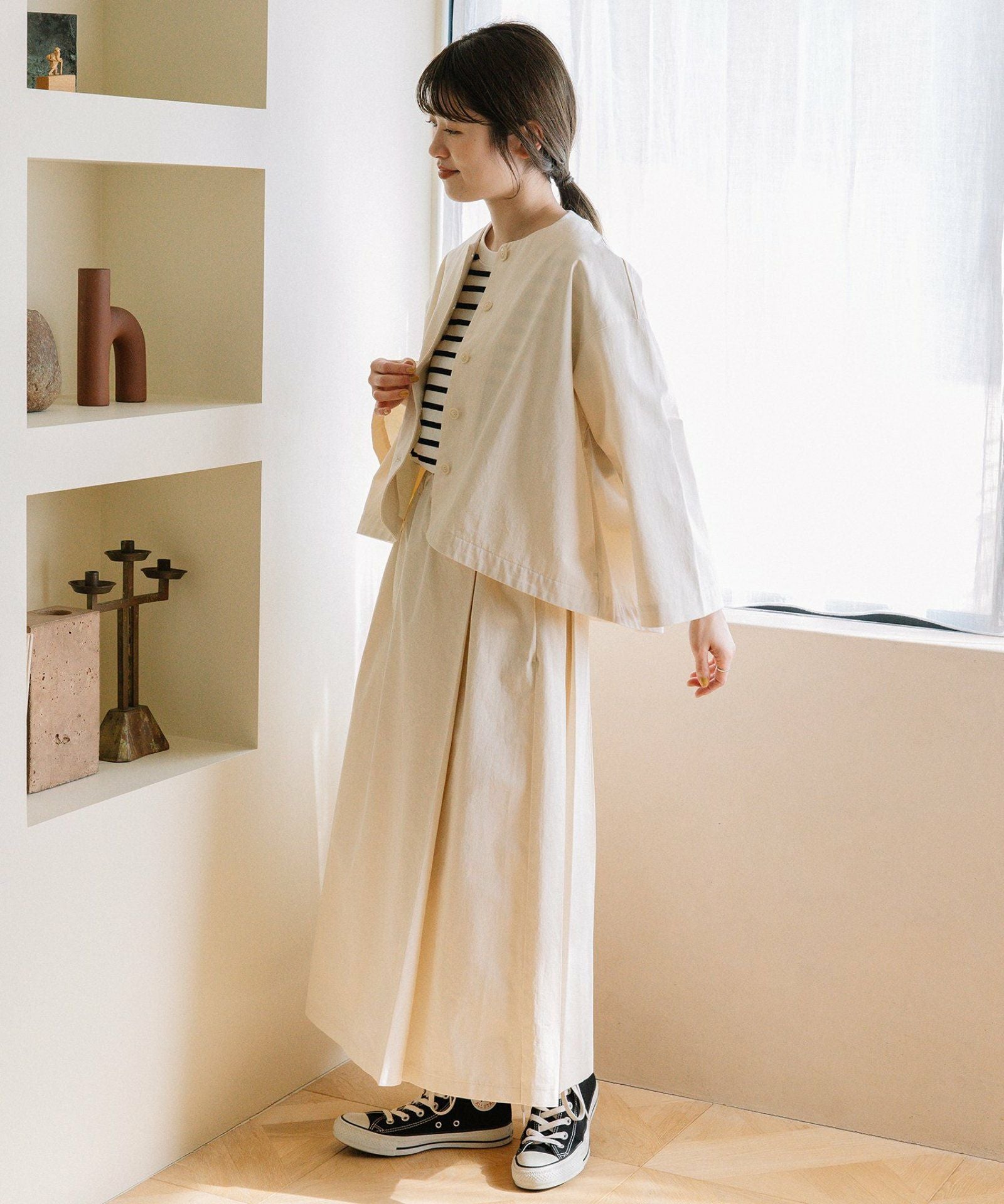 SPECIAL PRICE】ノーカラークロップドジャケット | COO ONLINE