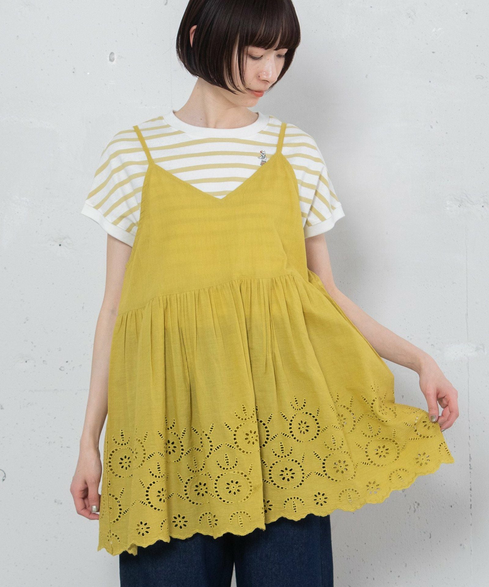 SPECIAL PRICE】＜made in INDIA＞スカラップシフリー刺繍アウター