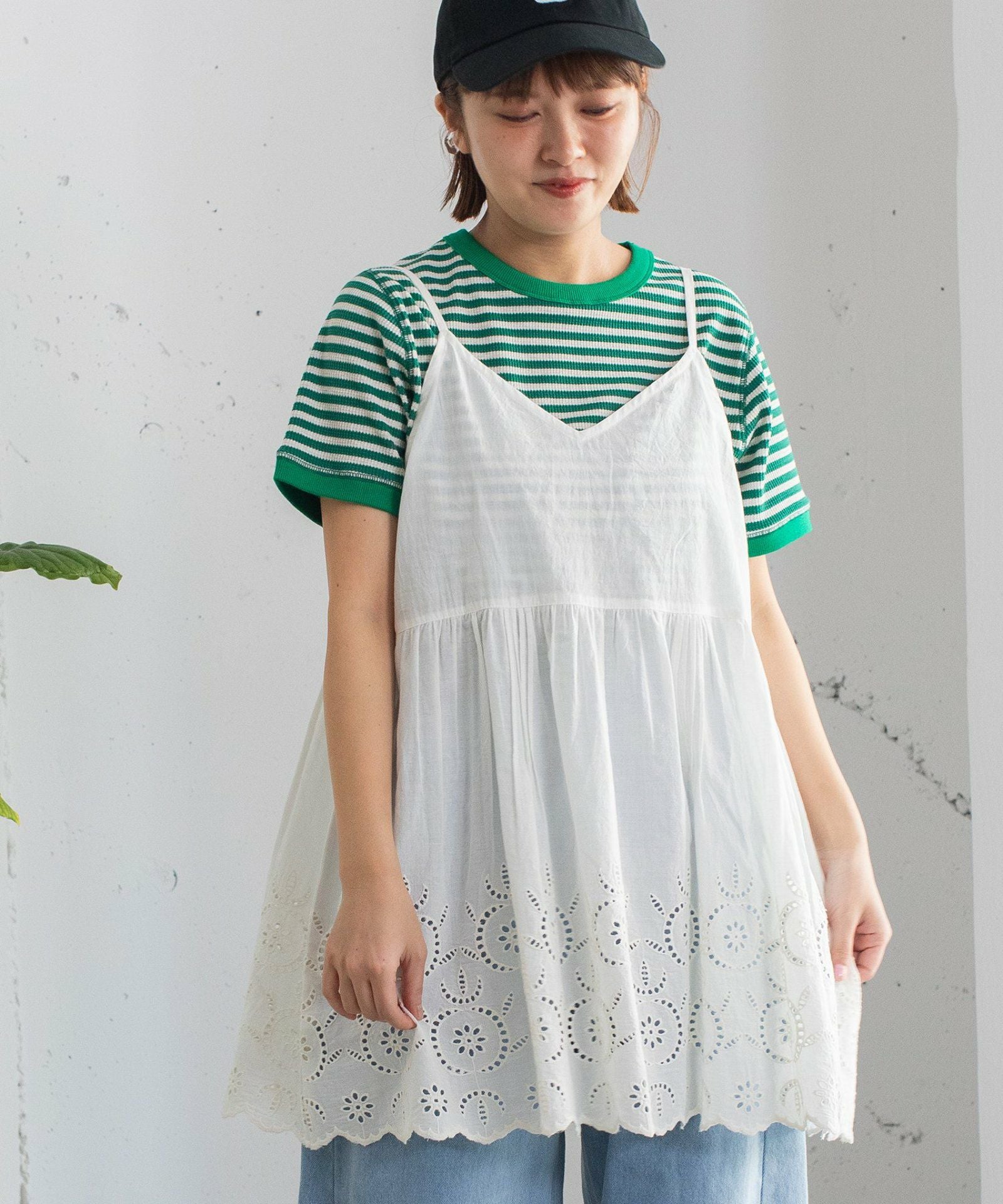 PRE SALE＞＜made in INDIA＞スカラップシフリー刺繍アウター