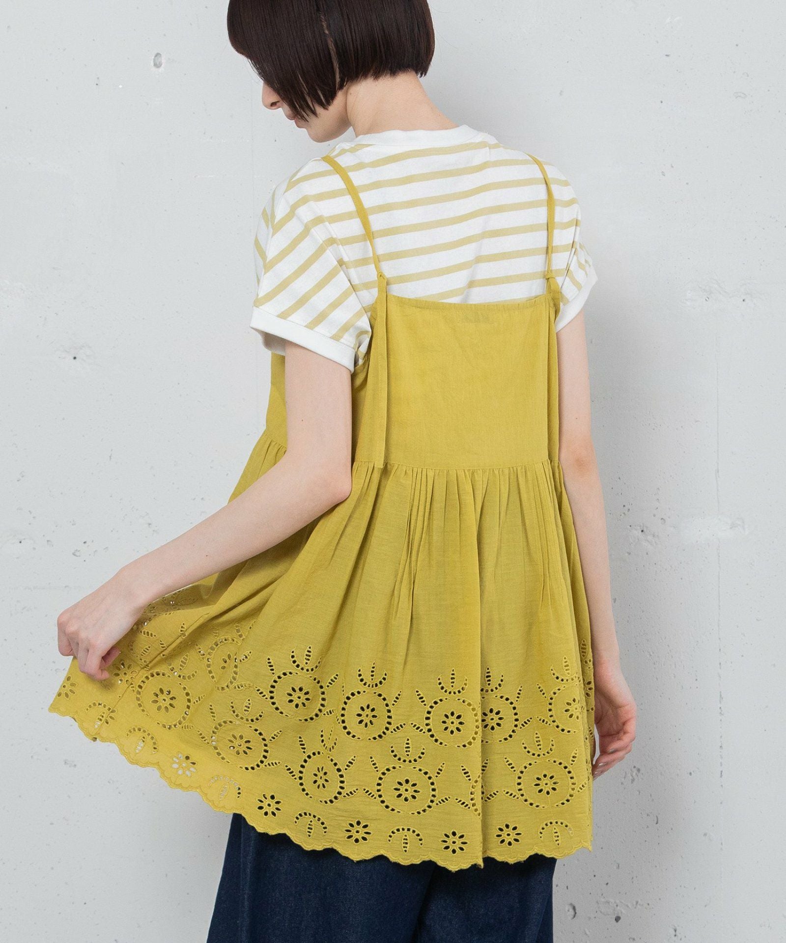 PRE SALE＞＜made in INDIA＞スカラップシフリー刺繍アウター