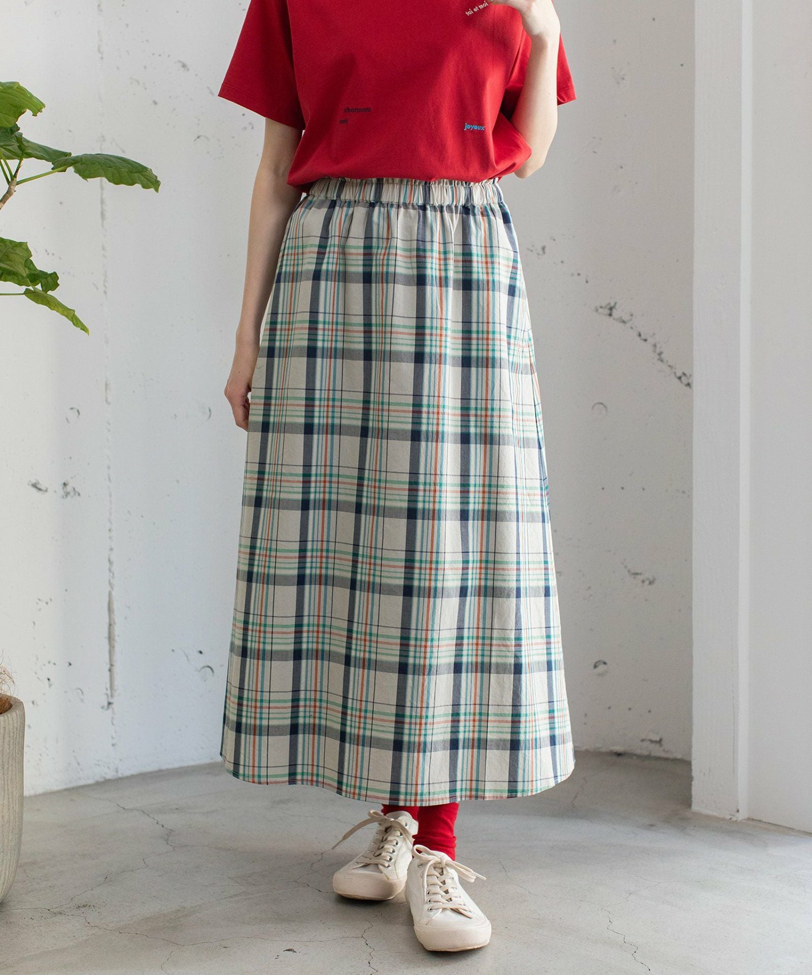 PRE SALE＞マドラスチェックフレアスカート | COO ONLINE