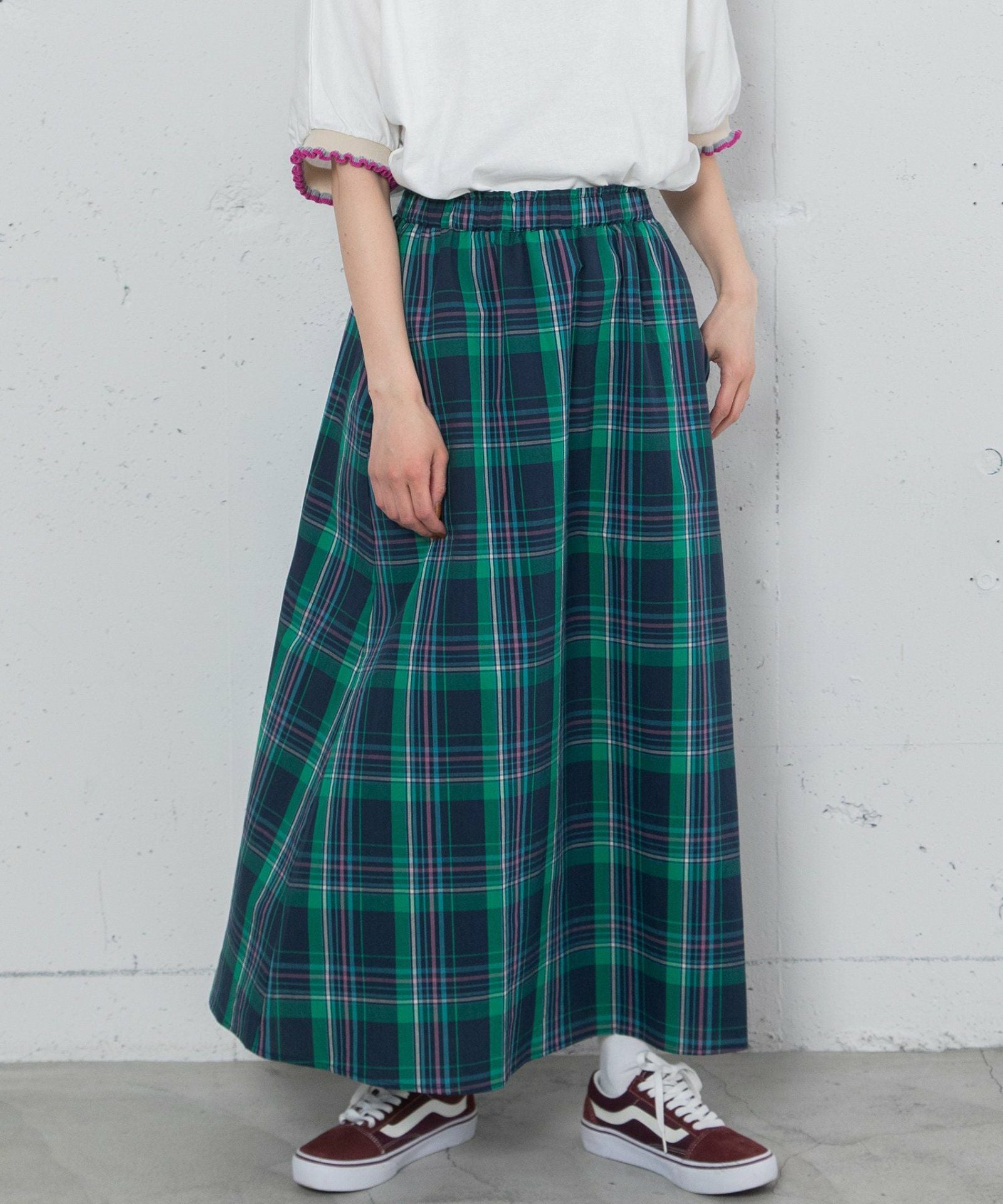 SPECIAL PRICE】マドラスチェックフレアスカート | COO ONLINE