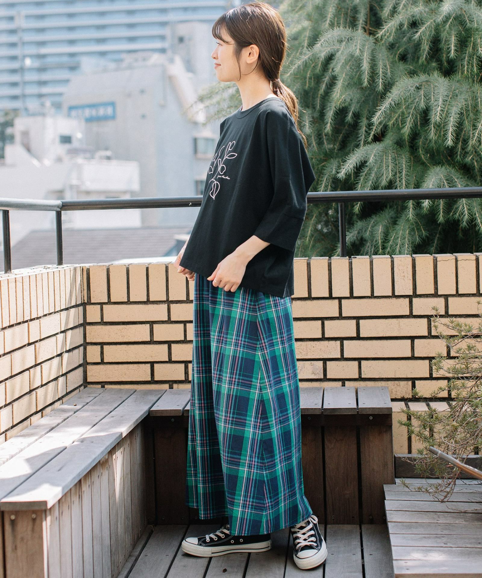 SUMMER SALE】マドラスチェックフレアスカート | COO ONLINE
