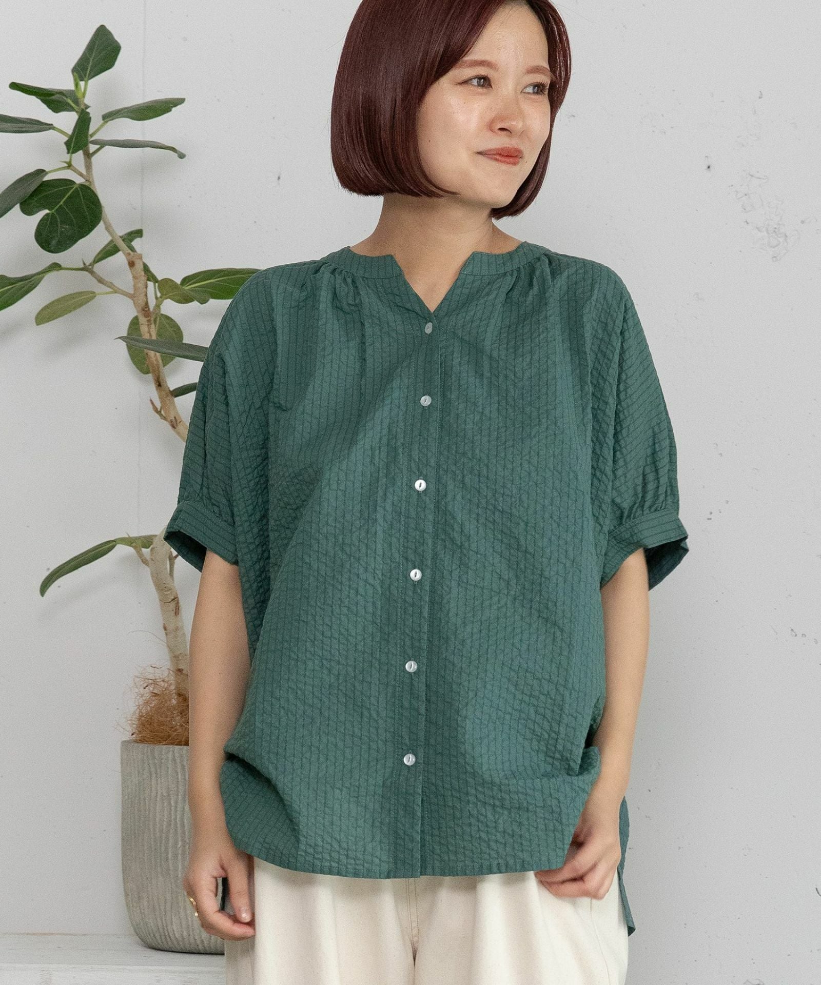SUMMER SALE】スキッパーネックドルマンブラウス | COO ONLINE