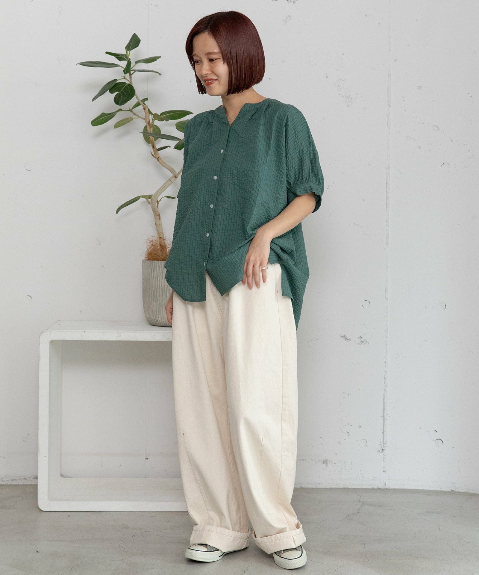 SUMMER SALE】スキッパーネックドルマンブラウス | COO ONLINE