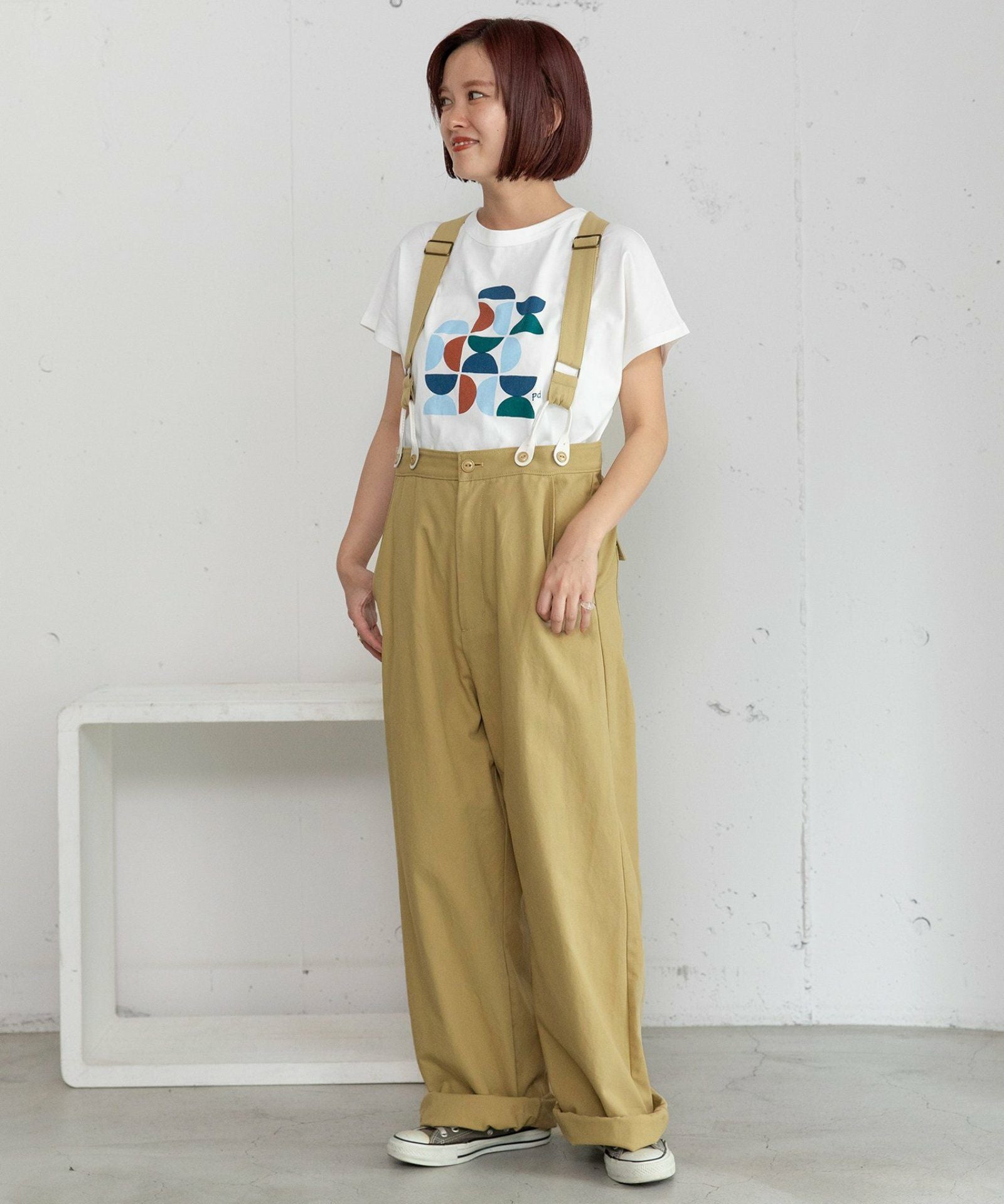SUMMER SALE】サスペンダー付きストレートパンツ | COO ONLINE