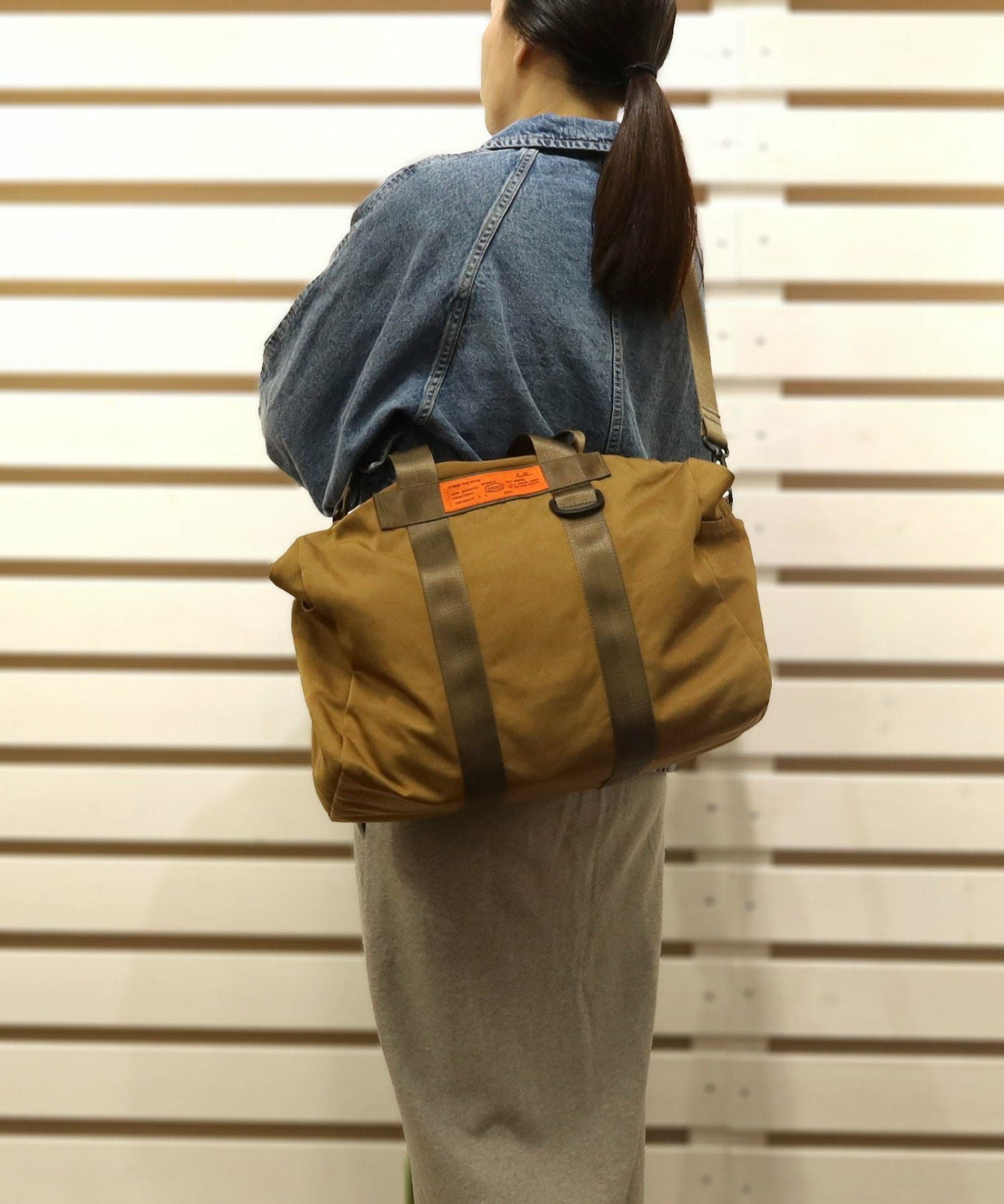 orange tag 撥水ボストンバッグ／A4対応 定番FG | COO ONLINE