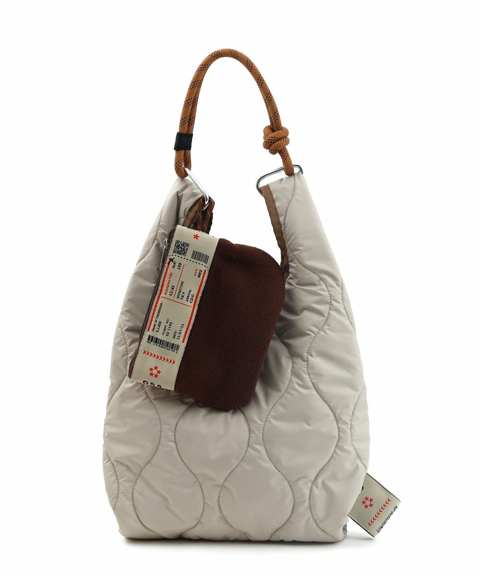 OUTLET SALE】 オリジナル柄テープキルティングマルシェ型バッグ | COO