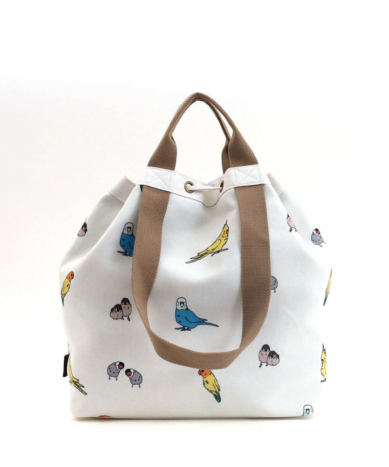 OUTLET SALE】 ペットプリントダブルハンドル巾着バッグ／A4対応