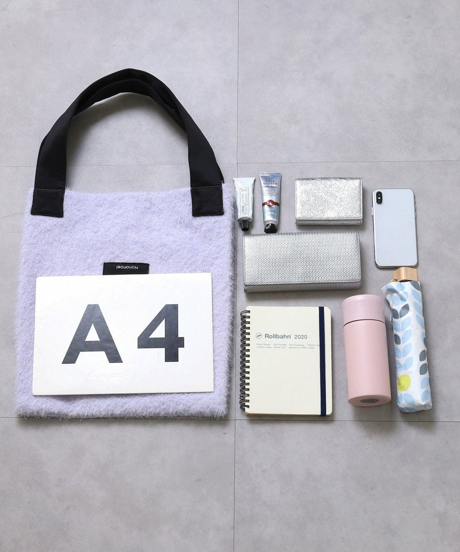 25年秋冬 FINAL SALE】40%OFF nillie ラメシャギーヘアトート