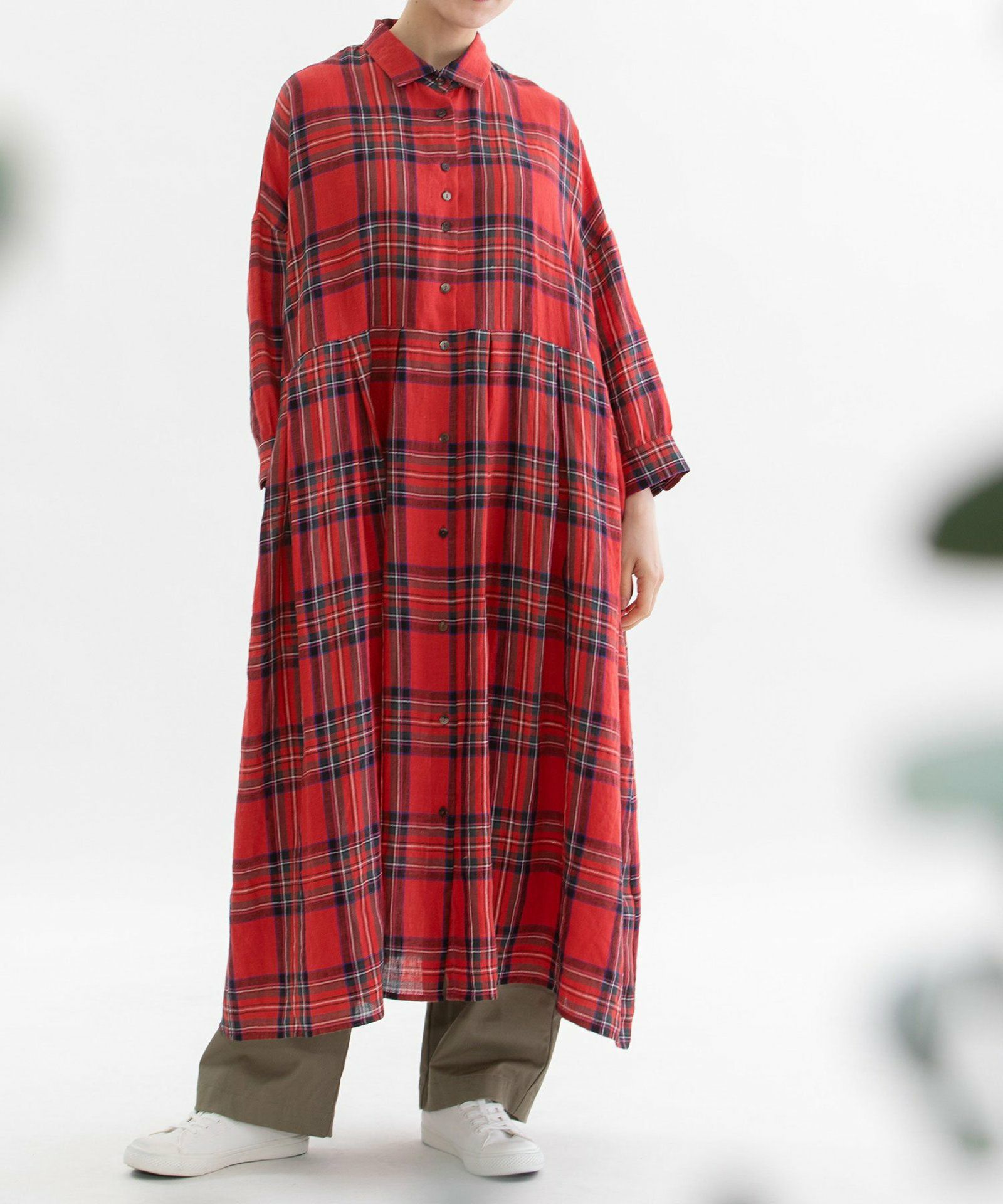 リネンタータンウエストタック切り替えワンピース | COO ONLINE