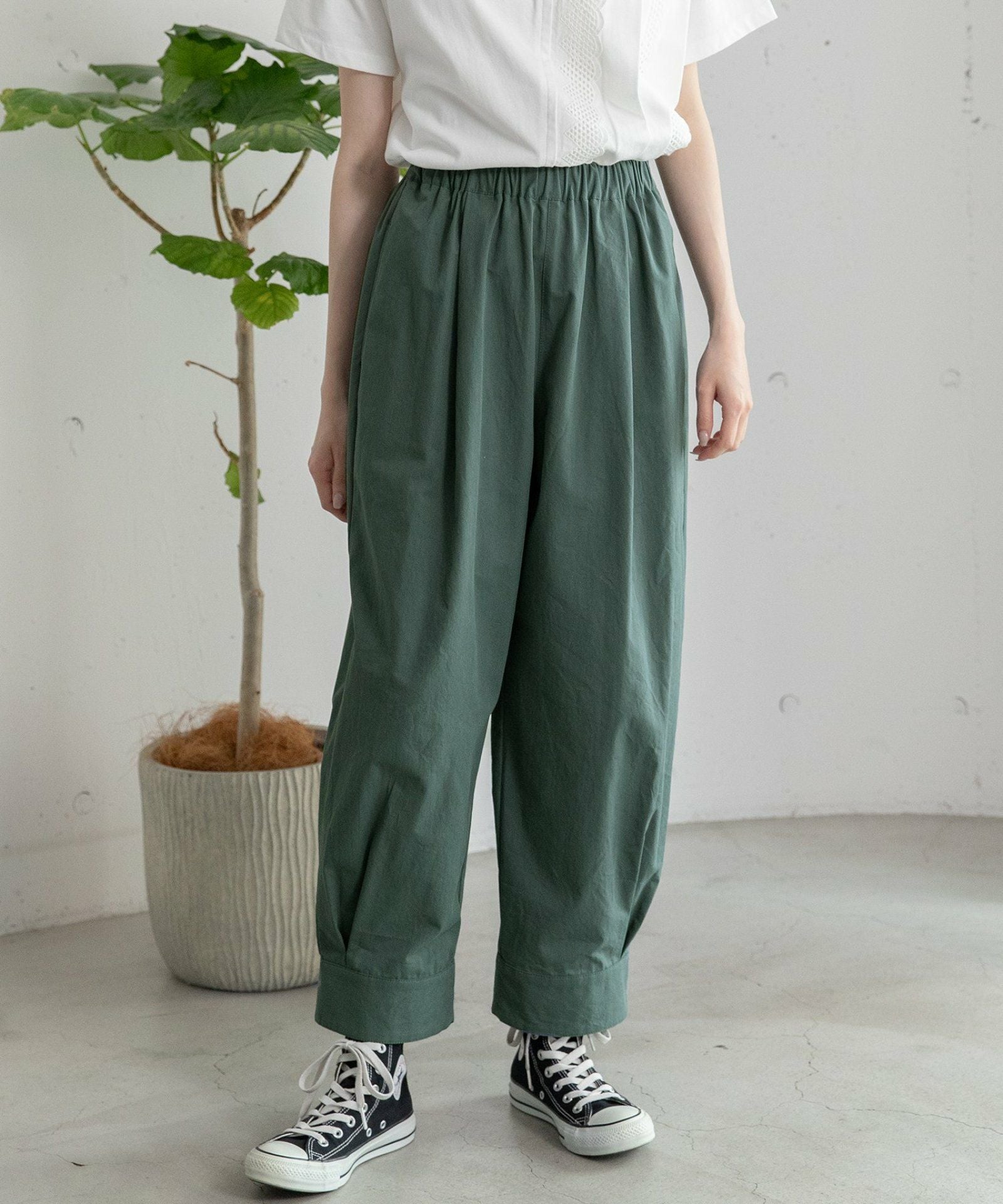 PRE SALE＞裾タックコクーンパンツ | COO ONLINE