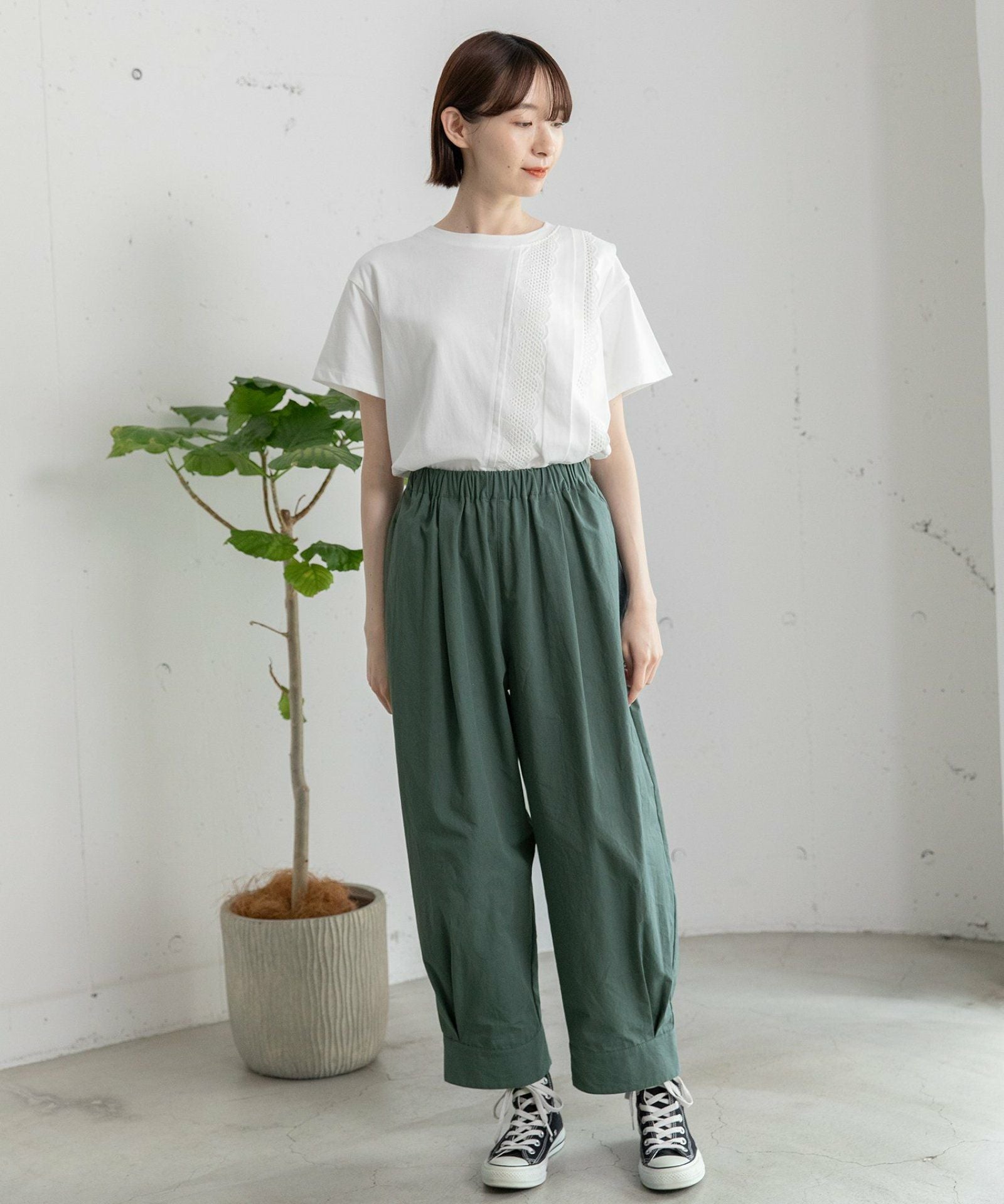 PRE SALE＞裾タックコクーンパンツ | COO ONLINE