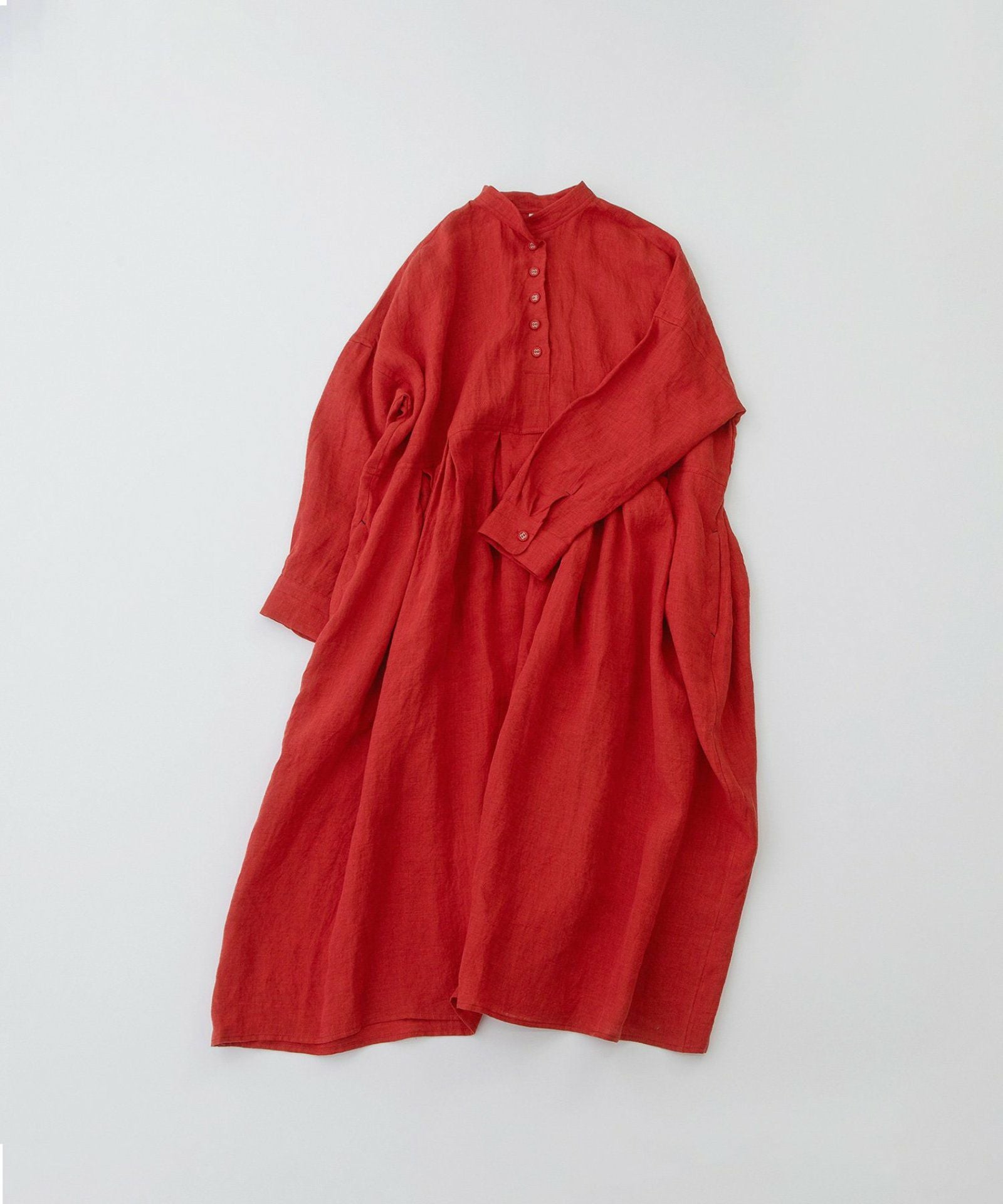 MORE PRICE DOWN】リネンバンドカラーシャツワンピース | COO ONLINE