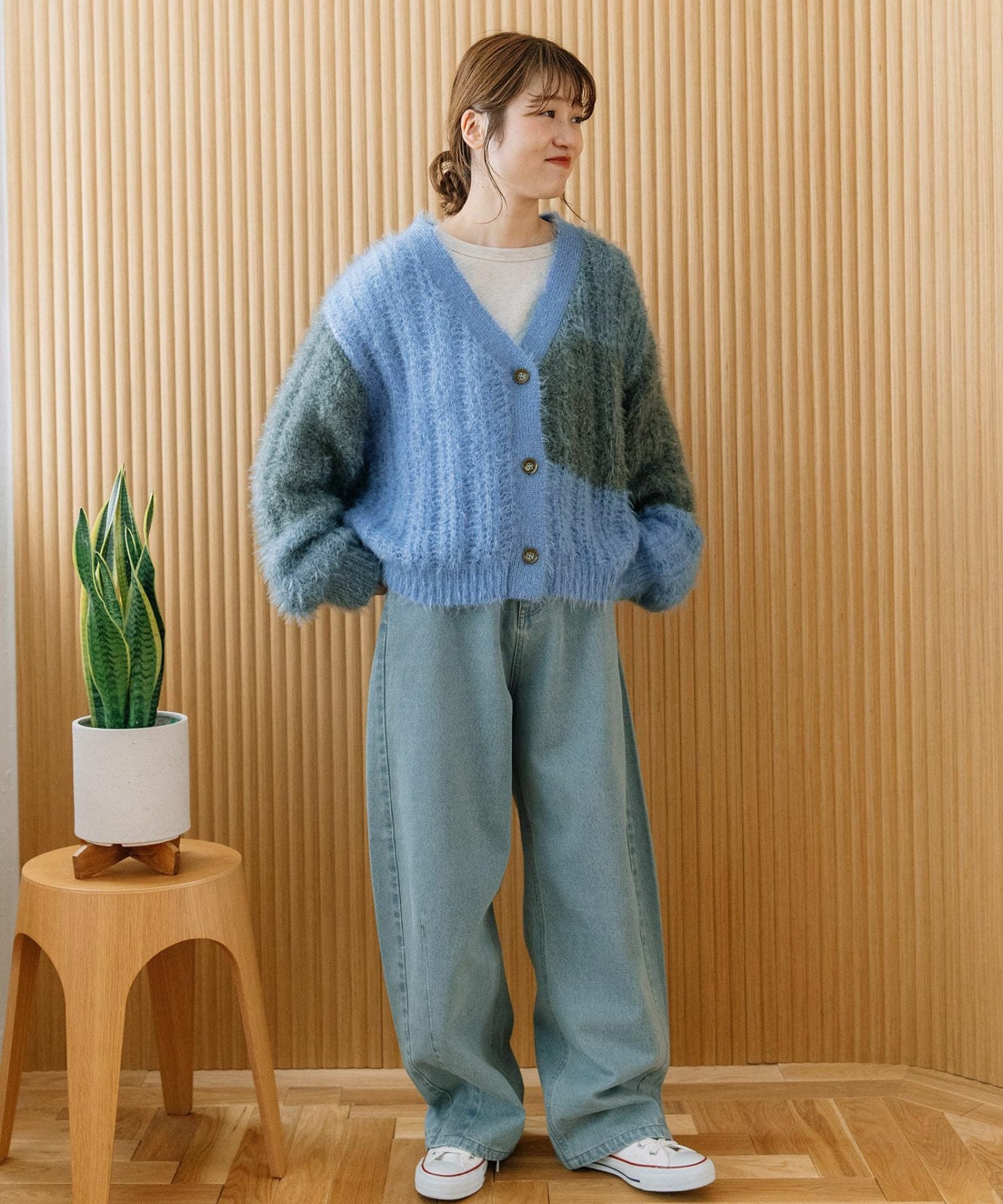 MORE PRICE DOWN】カラーブロックカーディガン | COO ONLINE