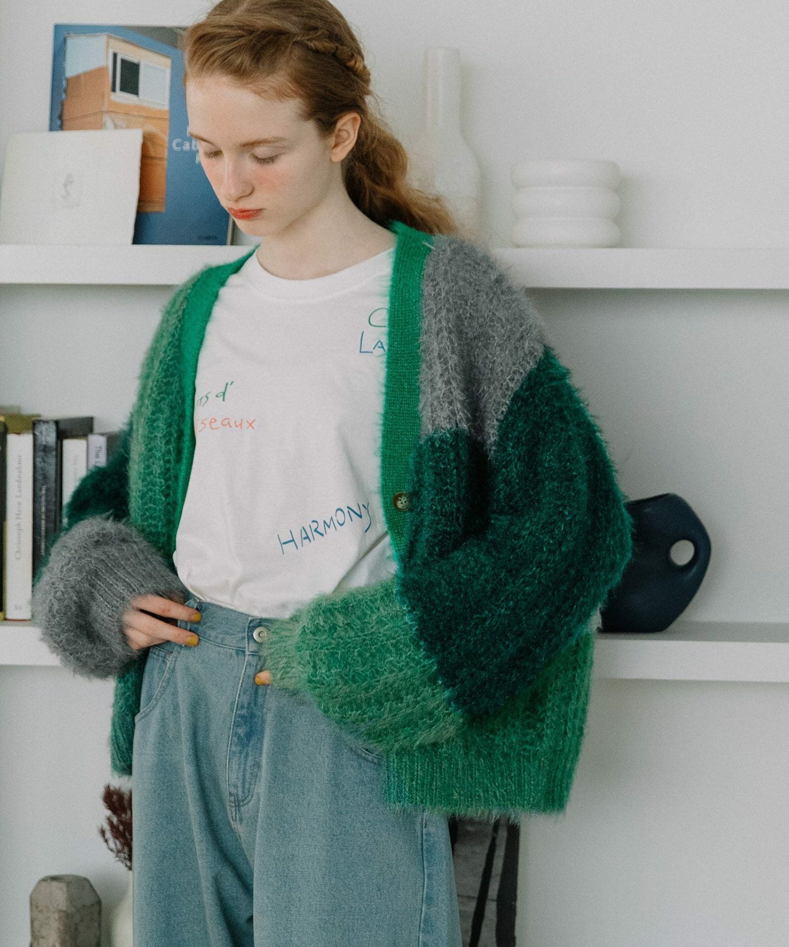 MORE PRICE DOWN】カラーブロックカーディガン | COO ONLINE