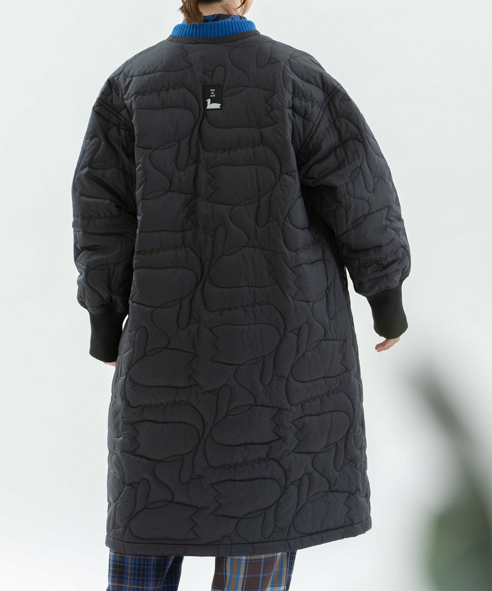 WINTER SALE】ノーカラースワンキルティングロングコート | COO ONLINE