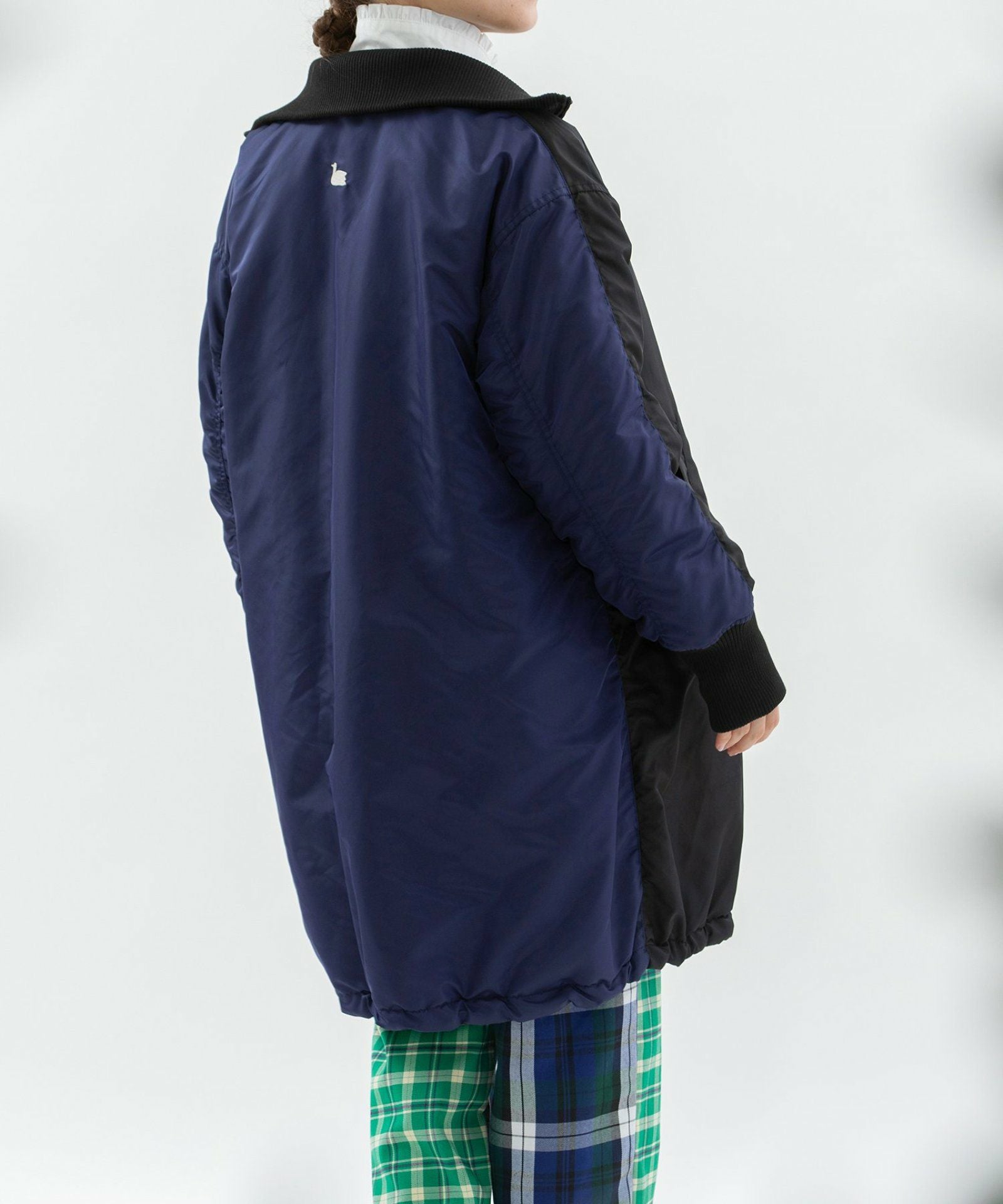 MORE PRICE DOWN】ナイロンツイルバイカラーリバーシブルコート | COO
