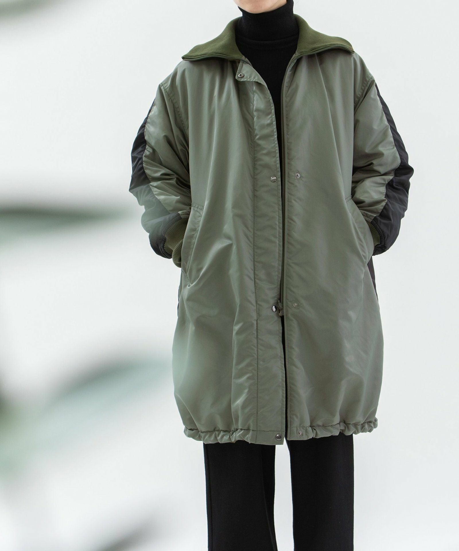 MORE PRICE DOWN】ナイロンツイルバイカラーリバーシブルコート | COO