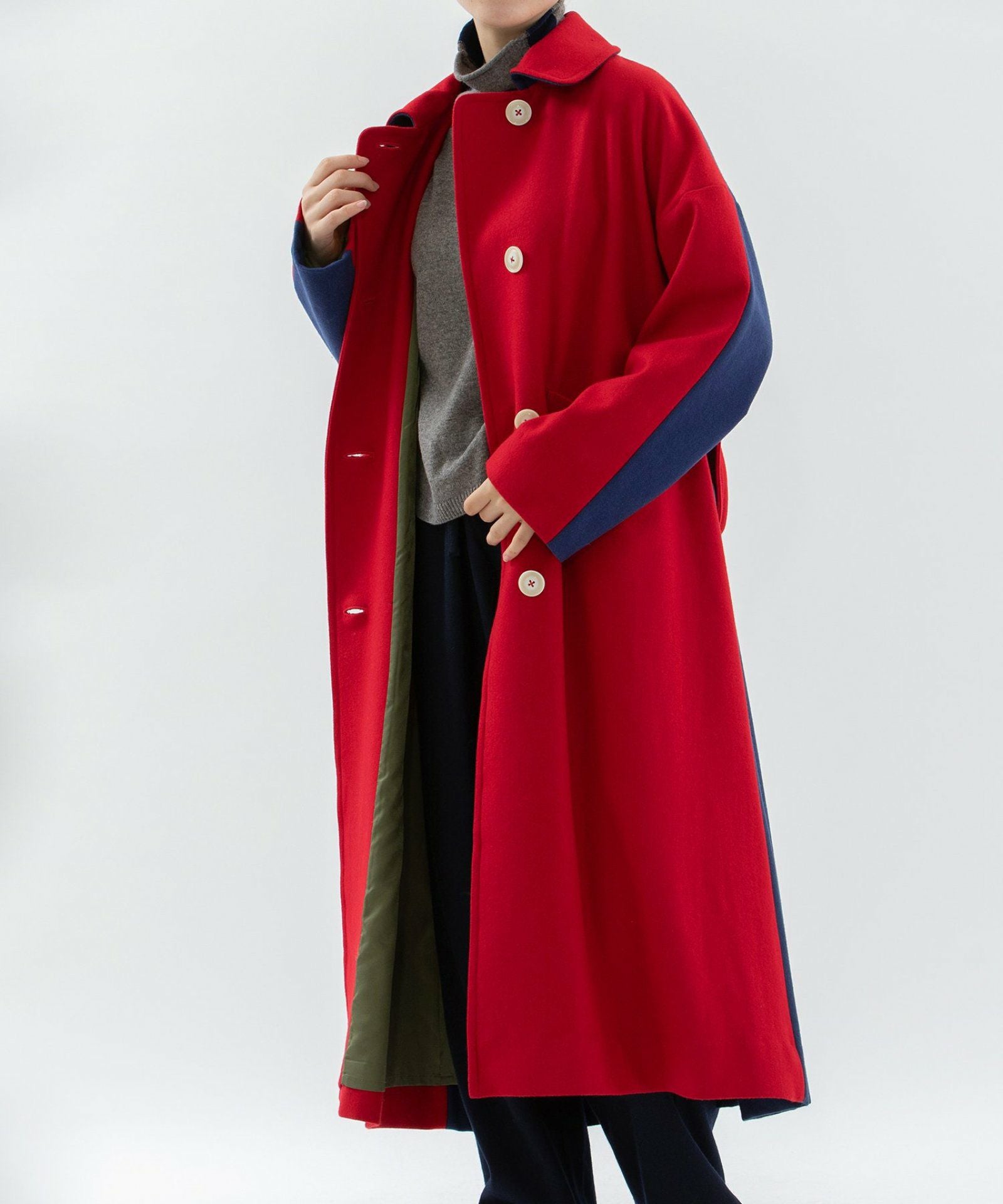 MORE PRICE DOWN】バイカラーロングコート | COO ONLINE