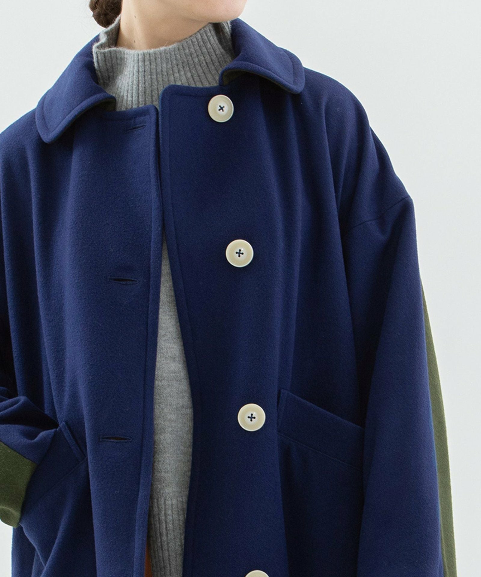 MORE PRICE DOWN】バイカラーロングコート | COO ONLINE