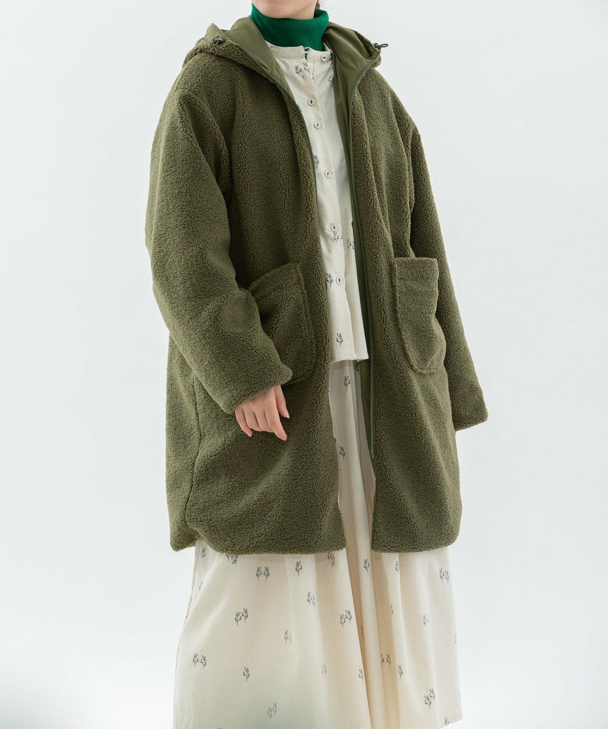 モデル身長：167cm(オモテ面：ボア)