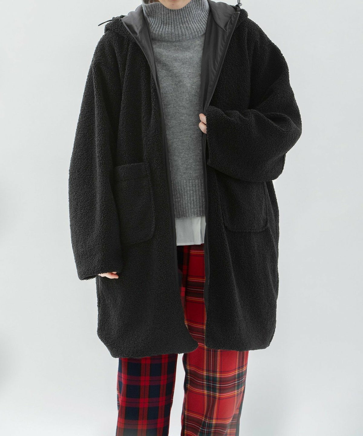 モデル身長：160cm(オモテ面：ボア)