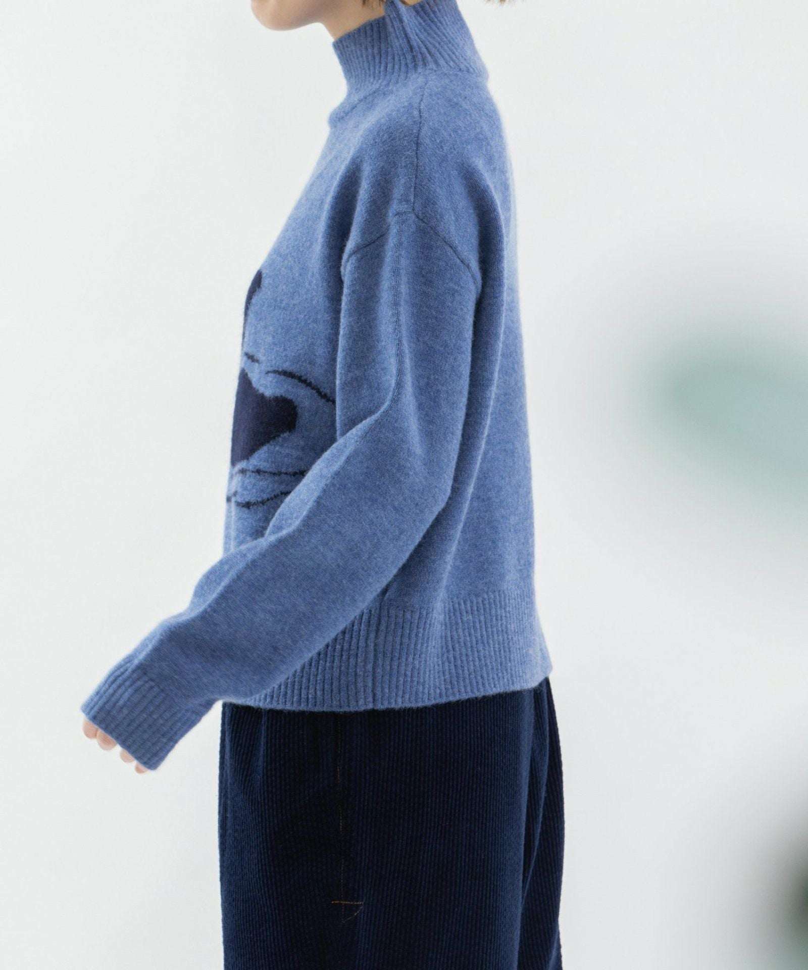 WINTER SALE】スワンインターシャハイネックセーター | COO ONLINE
