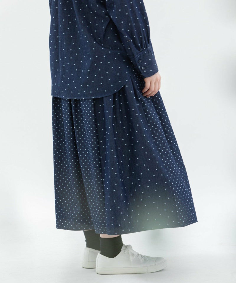 モデル身長：160cm（ランダムドット）