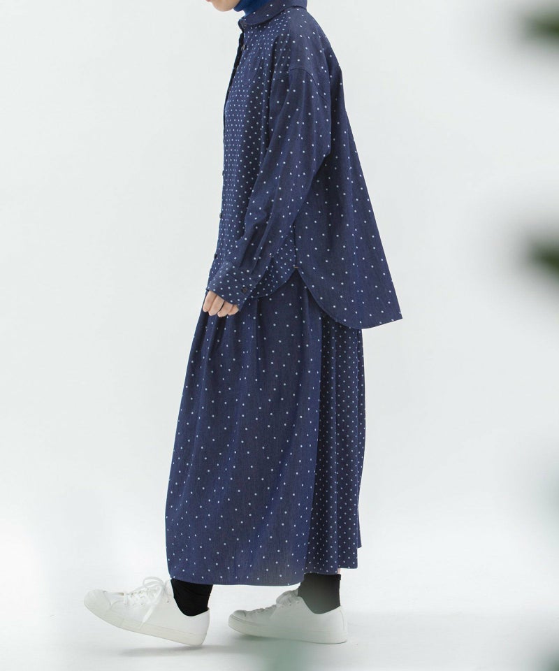 モデル身長：160cm（ランダムドット）