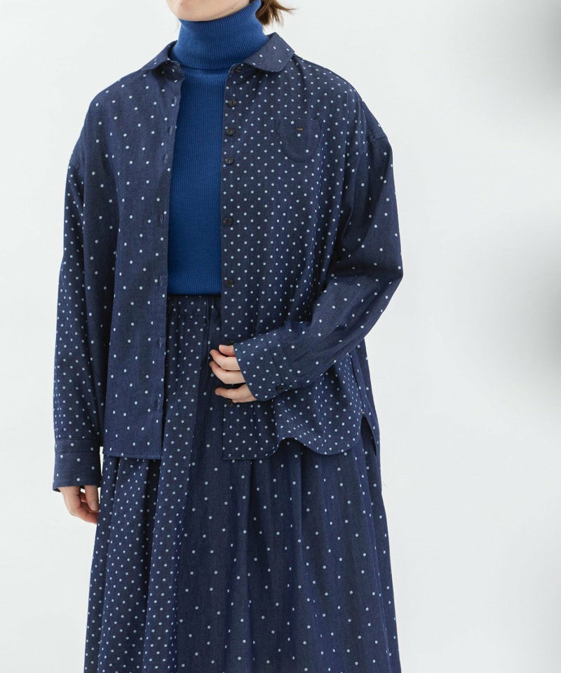 モデル身長：160cm（ランダムドット）