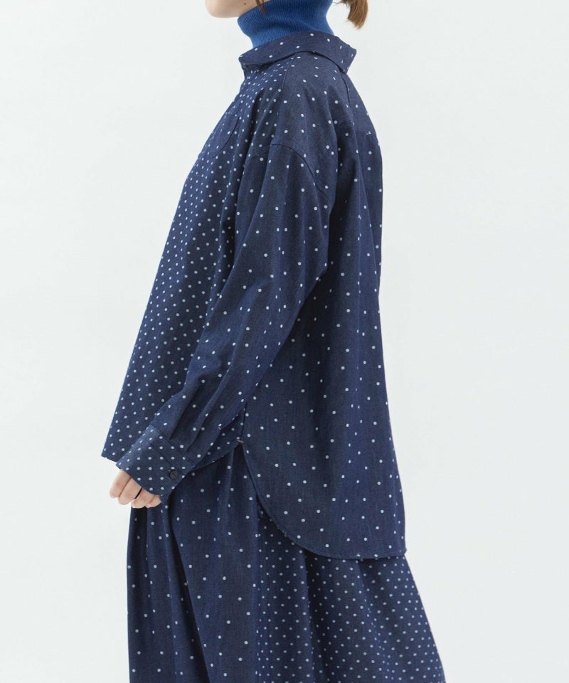 モデル身長：160cm（ランダムドット）