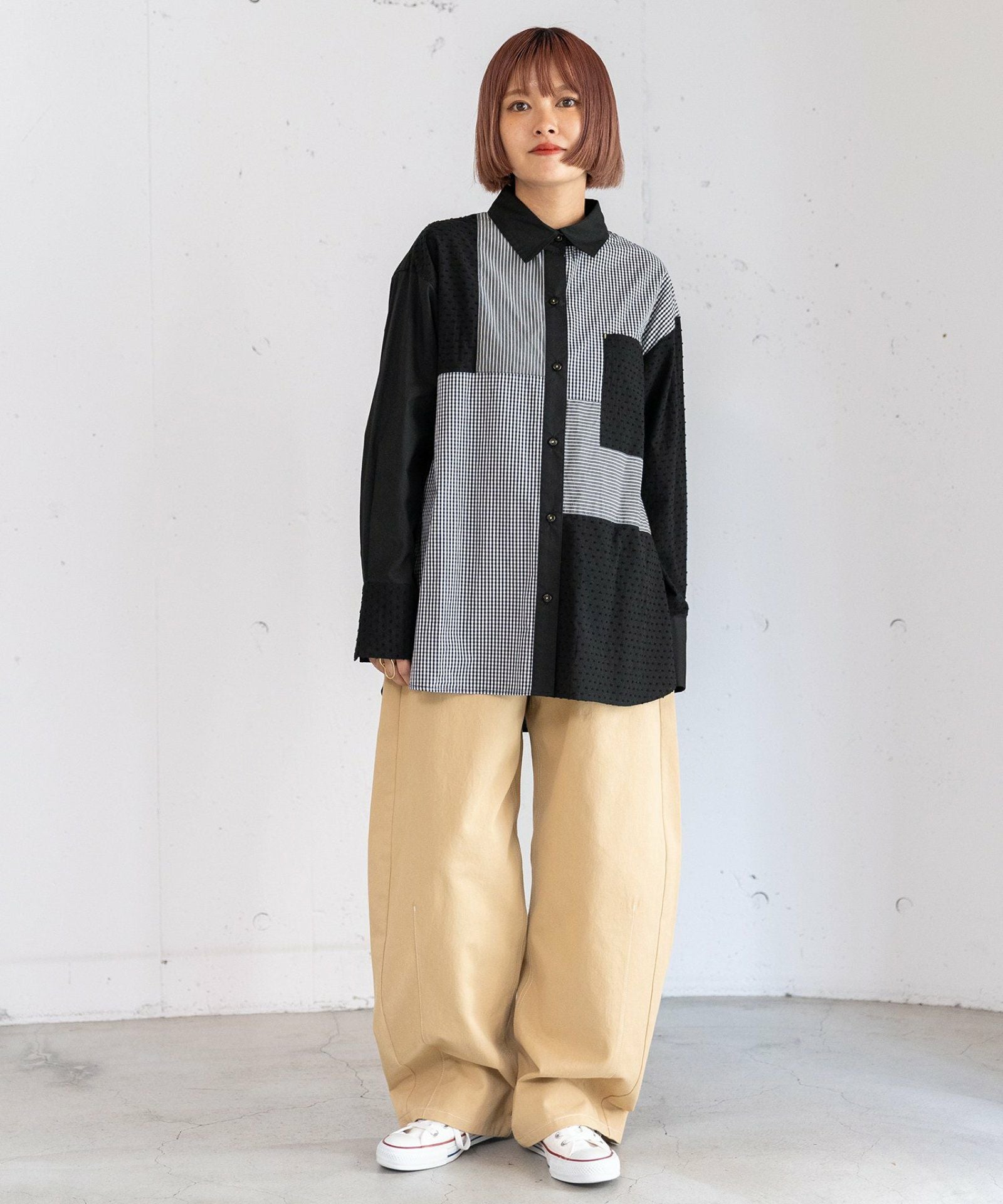 PRE SALE＞パッチワークオーバーシャツ | COO ONLINE