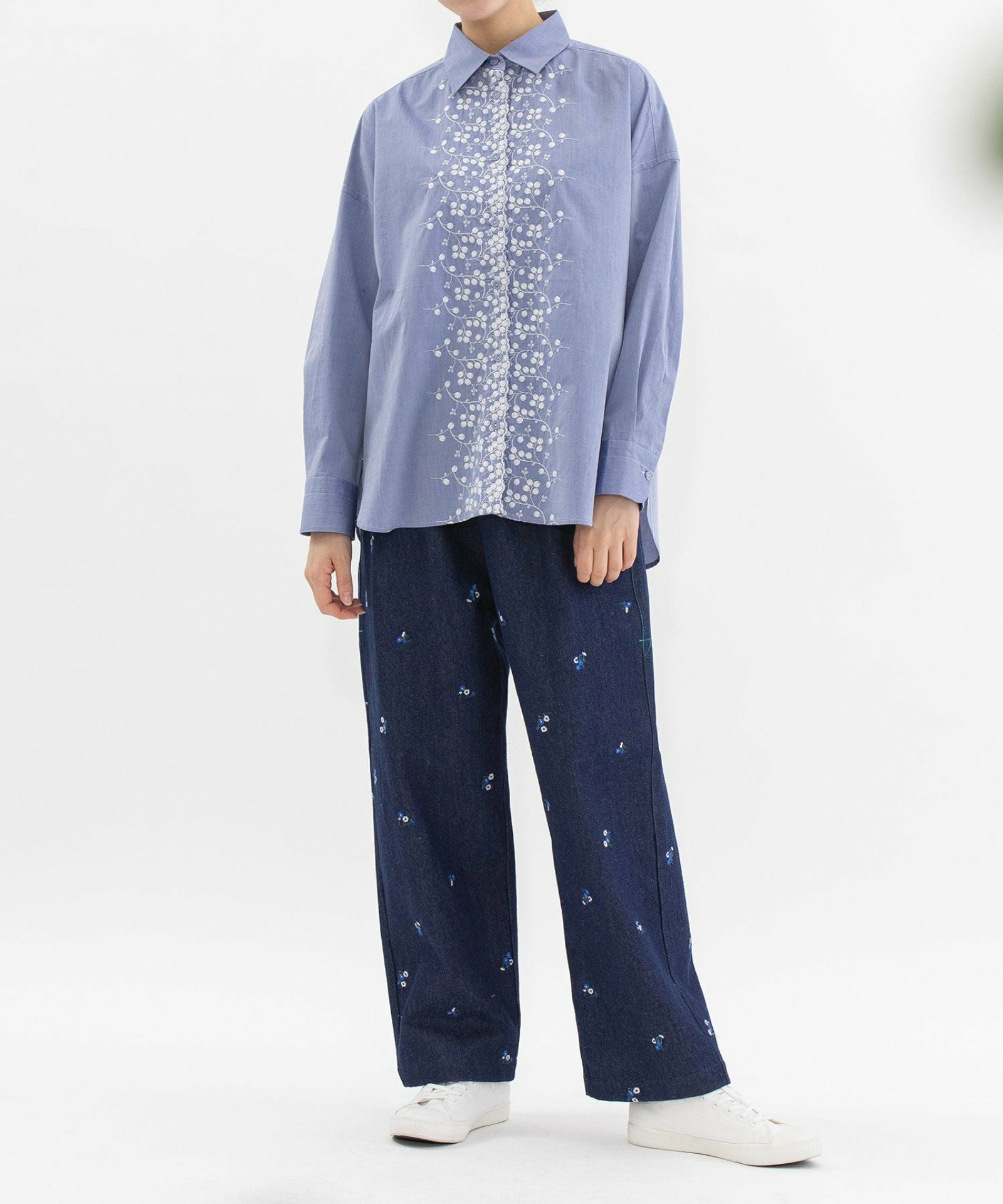 フラワー刺繍チノパンツ | COO ONLINE