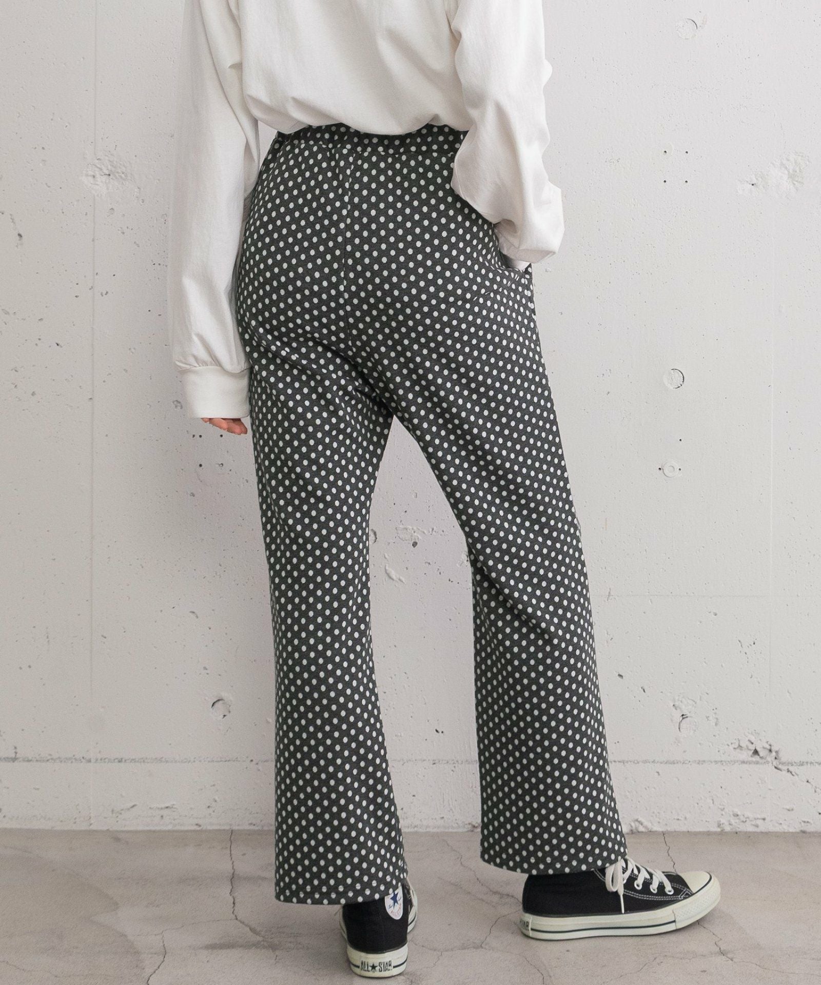 SUMMER SALE】カットソージャガード裾フレアパンツ | COO ONLINE