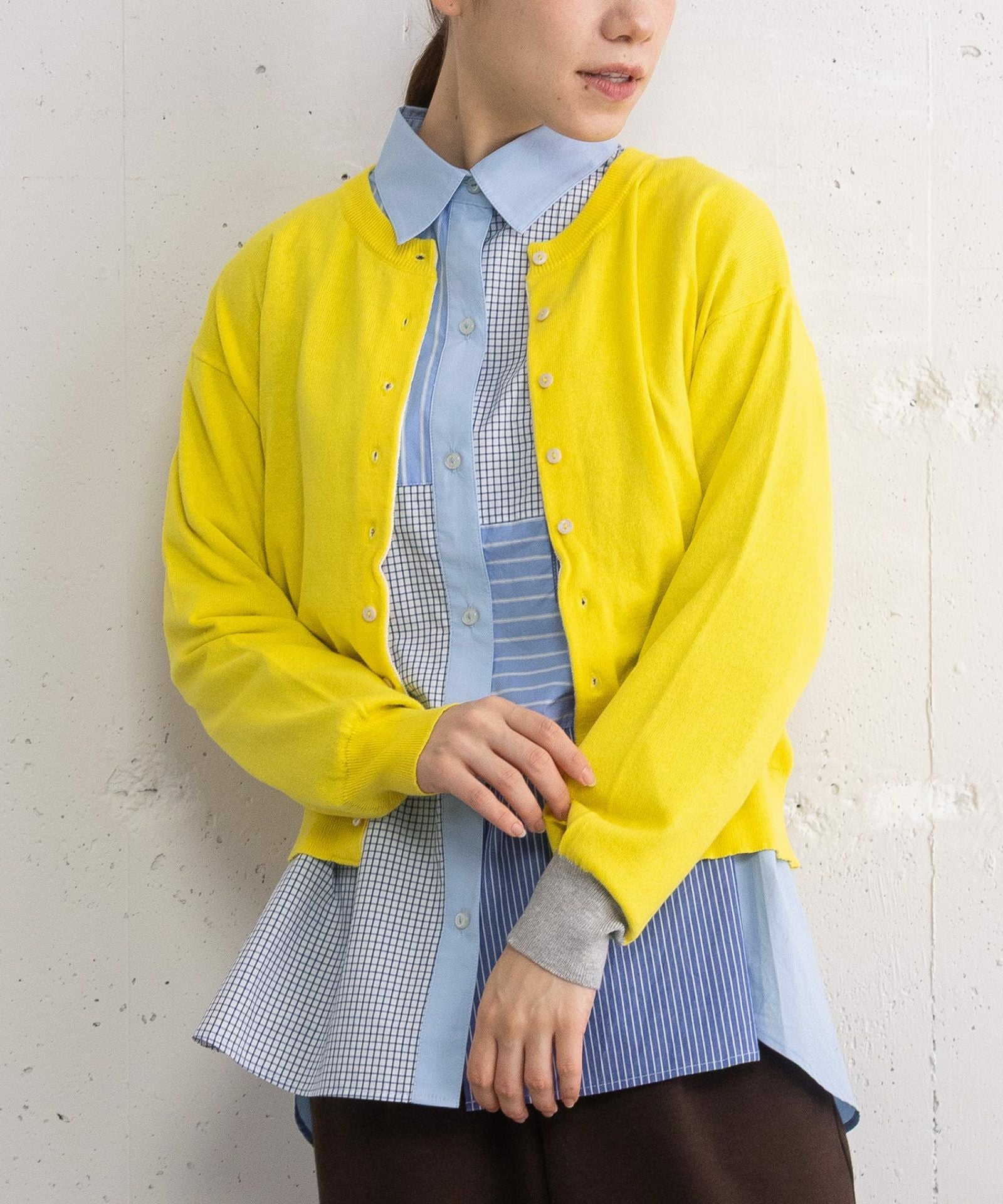 SUMMER SALE】ひねり前立てクルーネックカーディガン | COO ONLINE