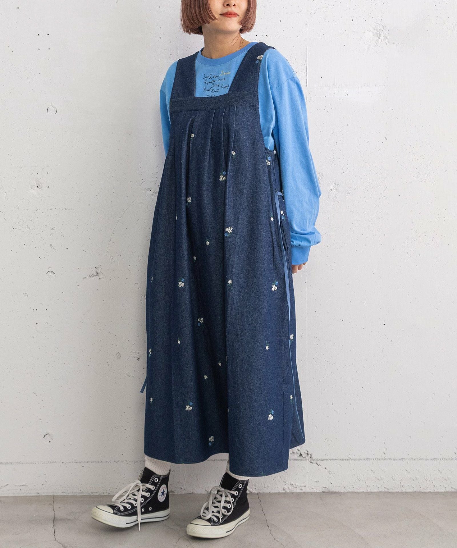 SUMMER SALE】フラワー刺繍タックジャンスカ | COO ONLINE