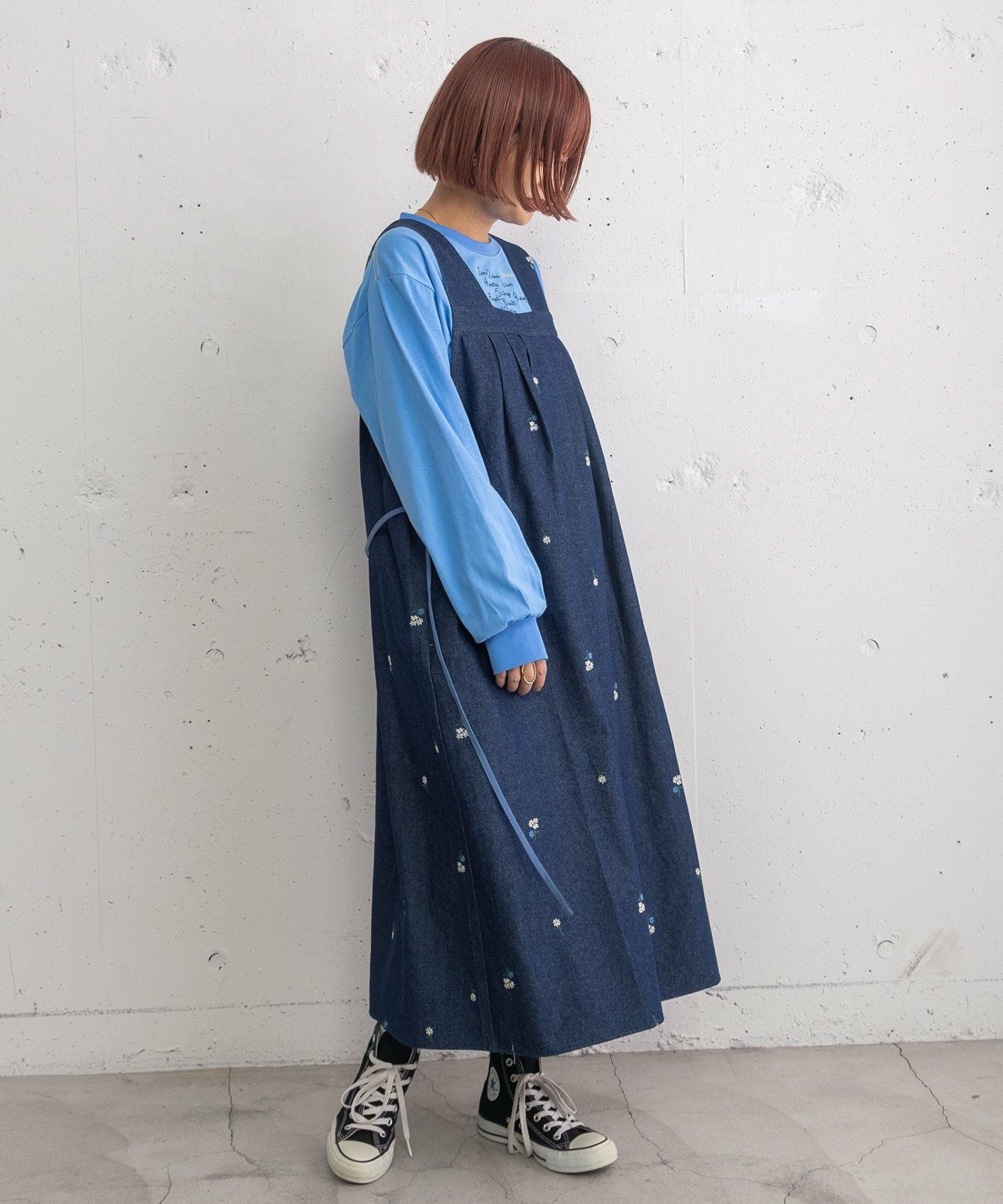 SUMMER SALE】フラワー刺繍タックジャンスカ | COO ONLINE