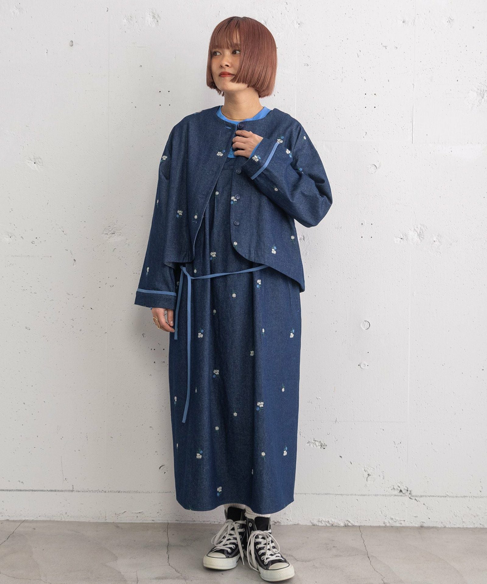 SUMMER SALE】フラワー刺繍タックジャンスカ | COO ONLINE