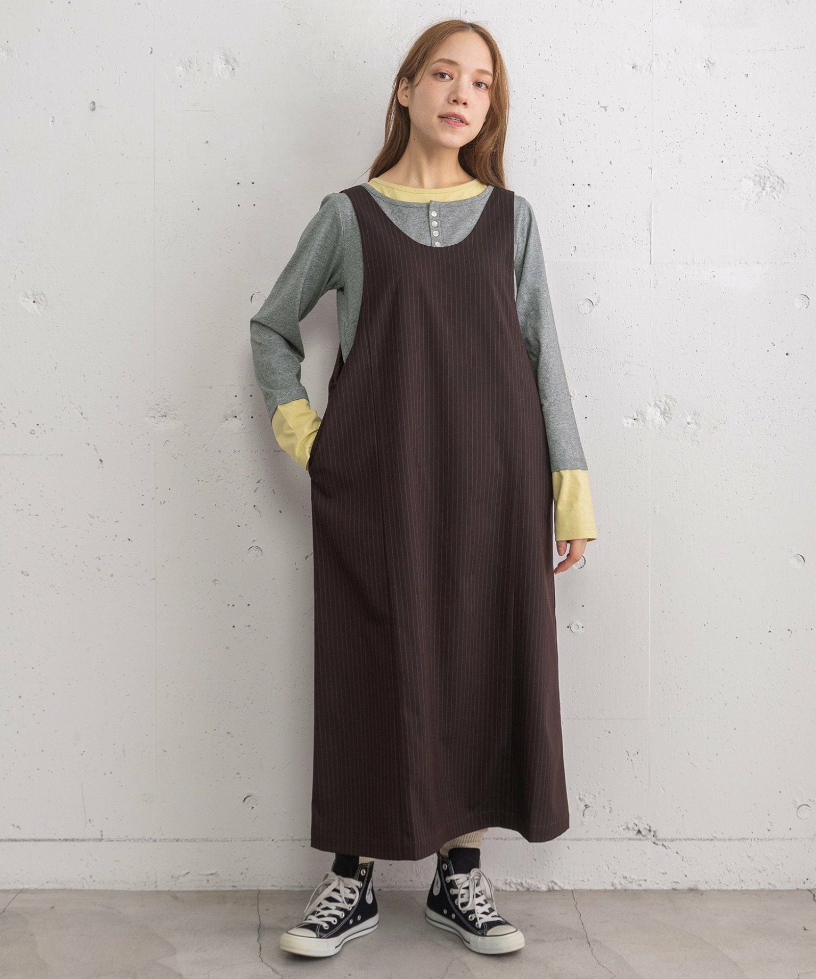 PRE SALE＞レイヤード風ヘンリーネックトップス | COO ONLINE