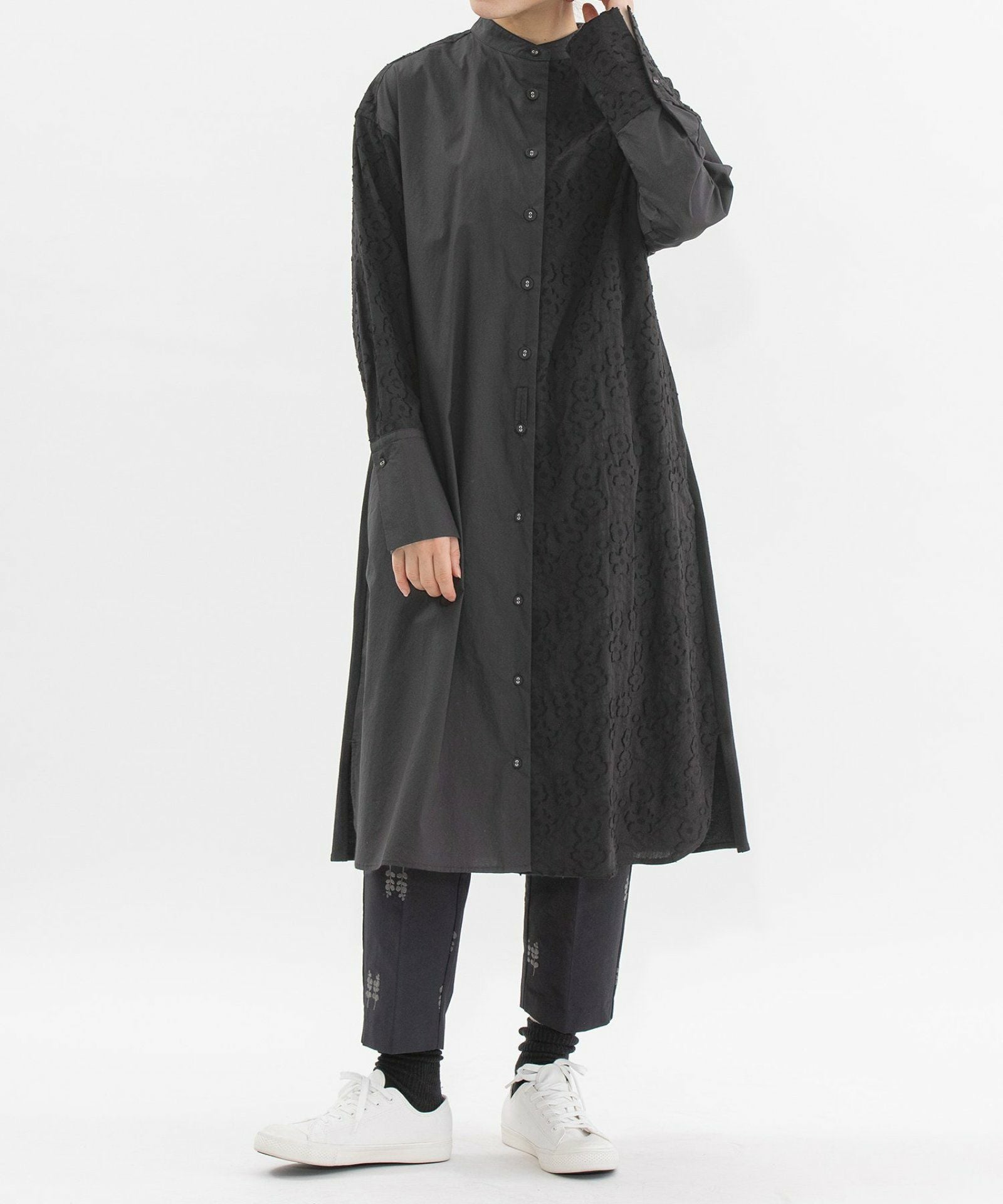 SPECIAL PRICE】miscスタンドカラー後ろ天竺チュニックシャツ | COO ONLINE