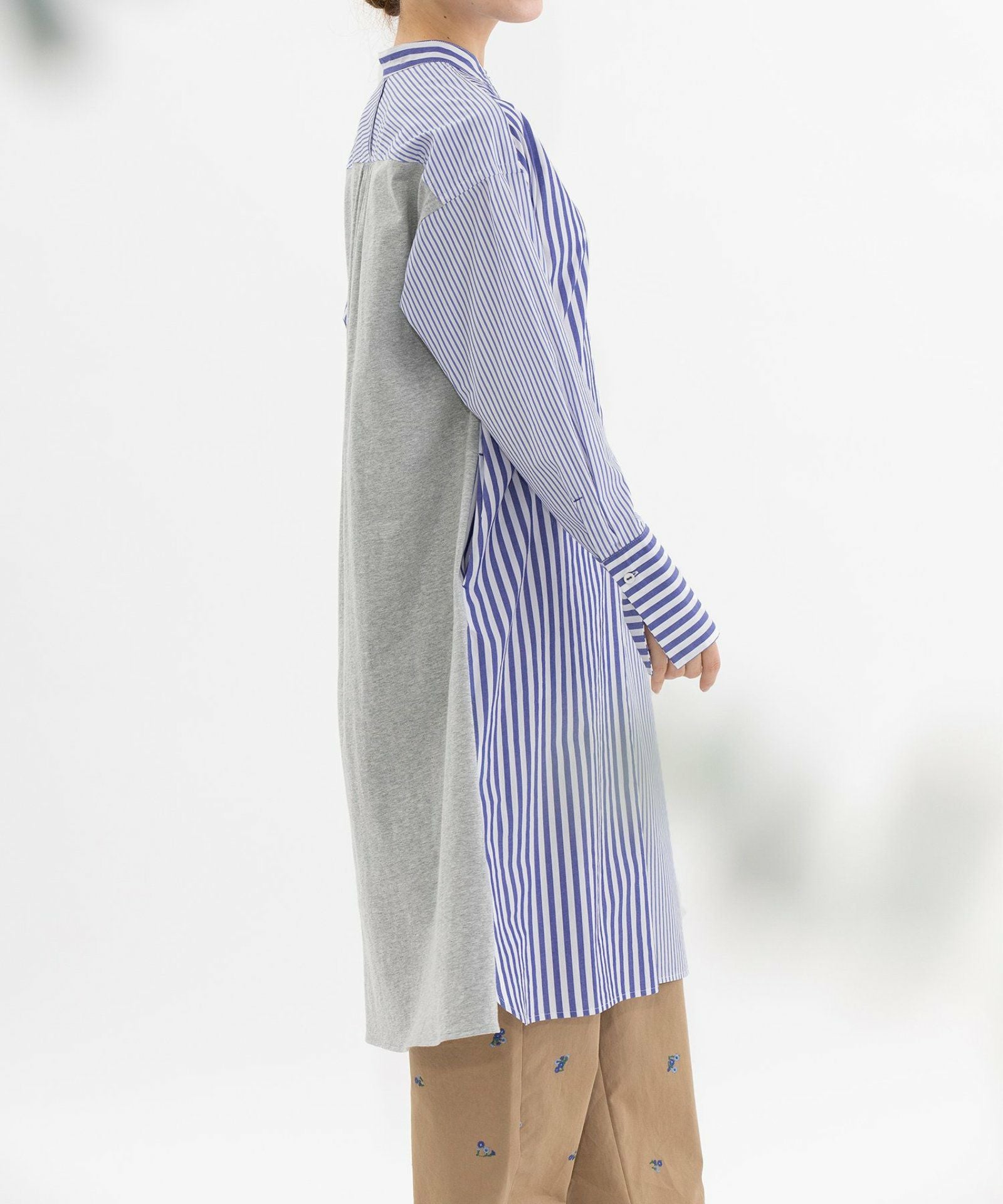 SUMMER SALE】miscスタンドカラー後ろ天竺チュニックシャツ | COO ONLINE