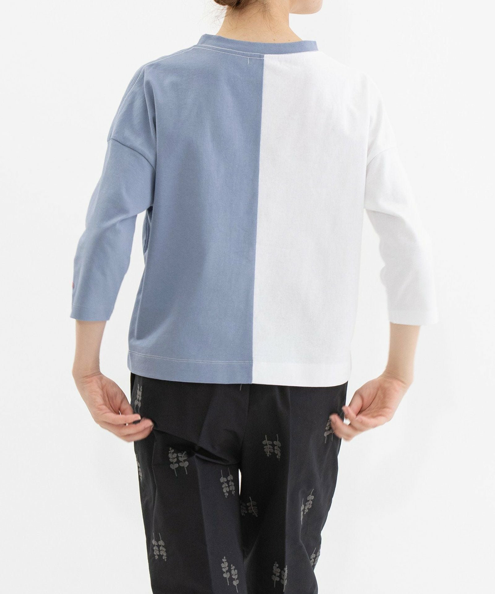 天竺バイカラー7分袖Tシャツ | COO ONLINE