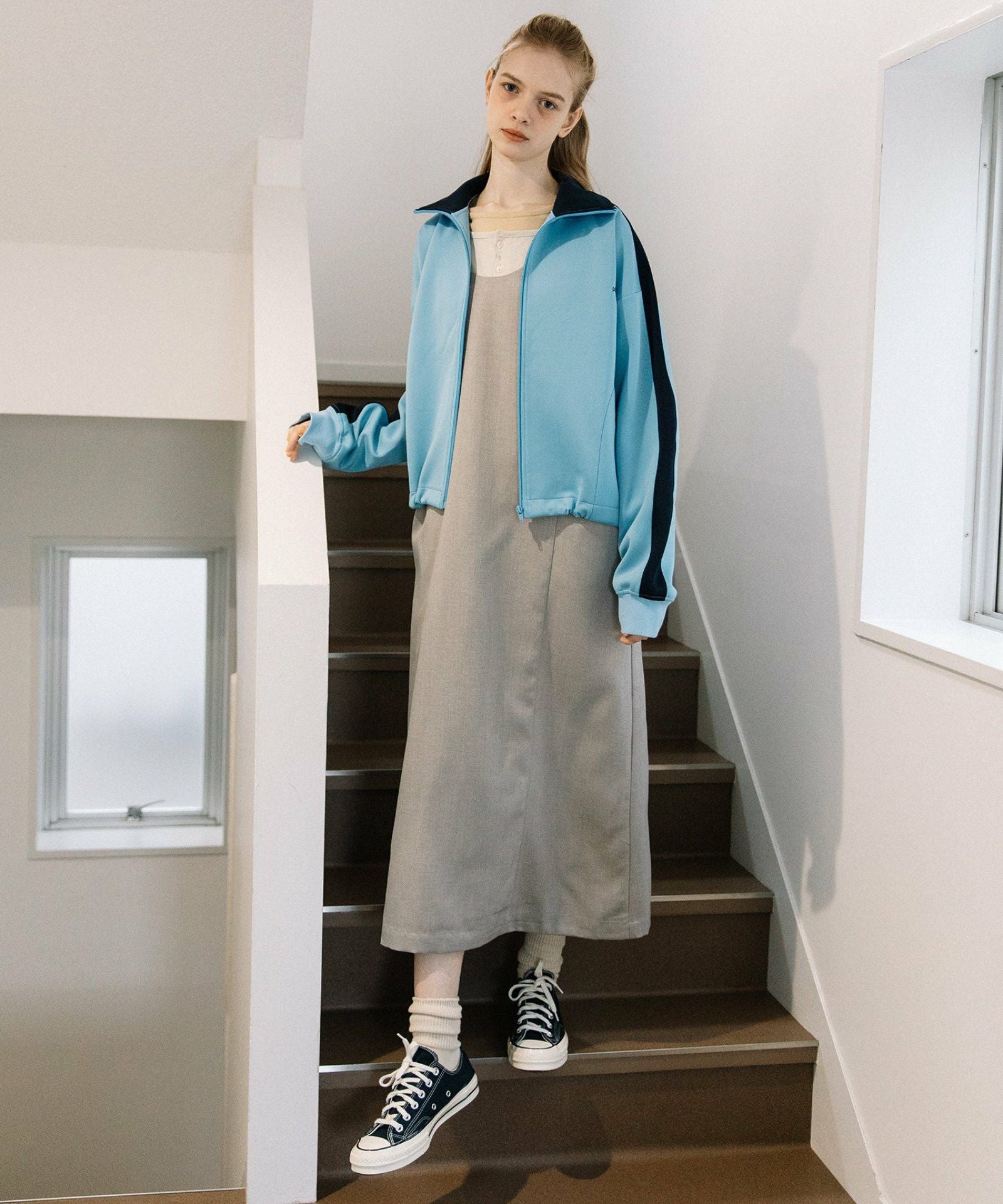 SUMMER SALE】pdd刺繍クロップドトラックジャケット | COO ONLINE