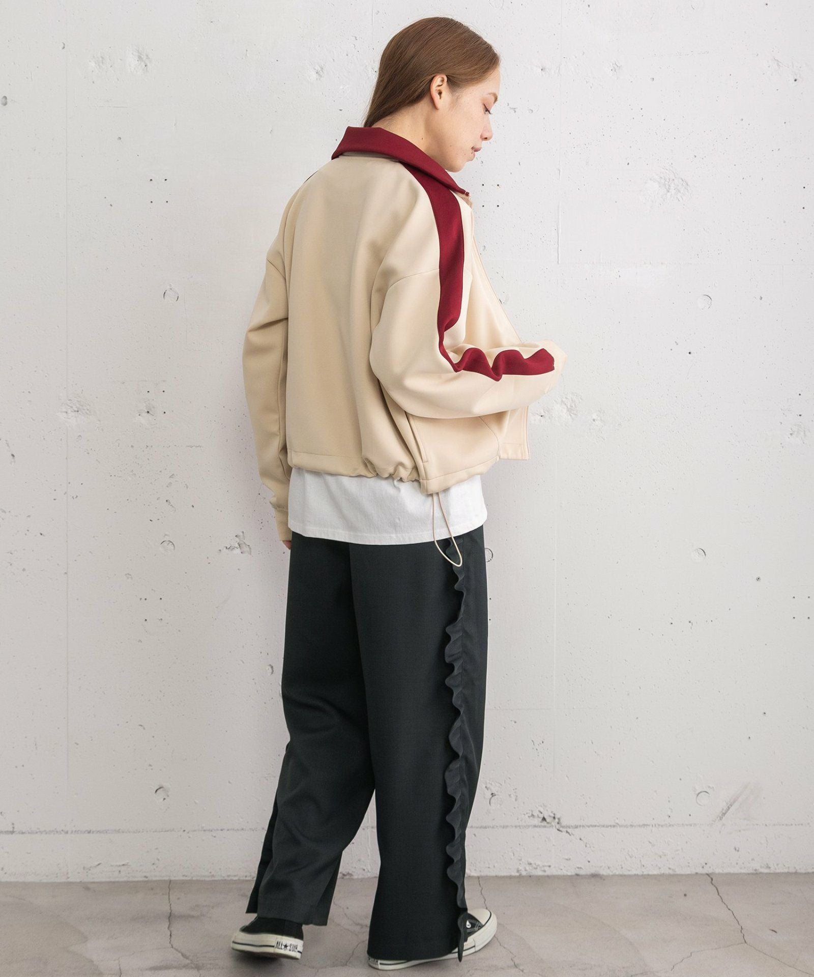 SUMMER SALE】pdd刺繍クロップドトラックジャケット | COO ONLINE