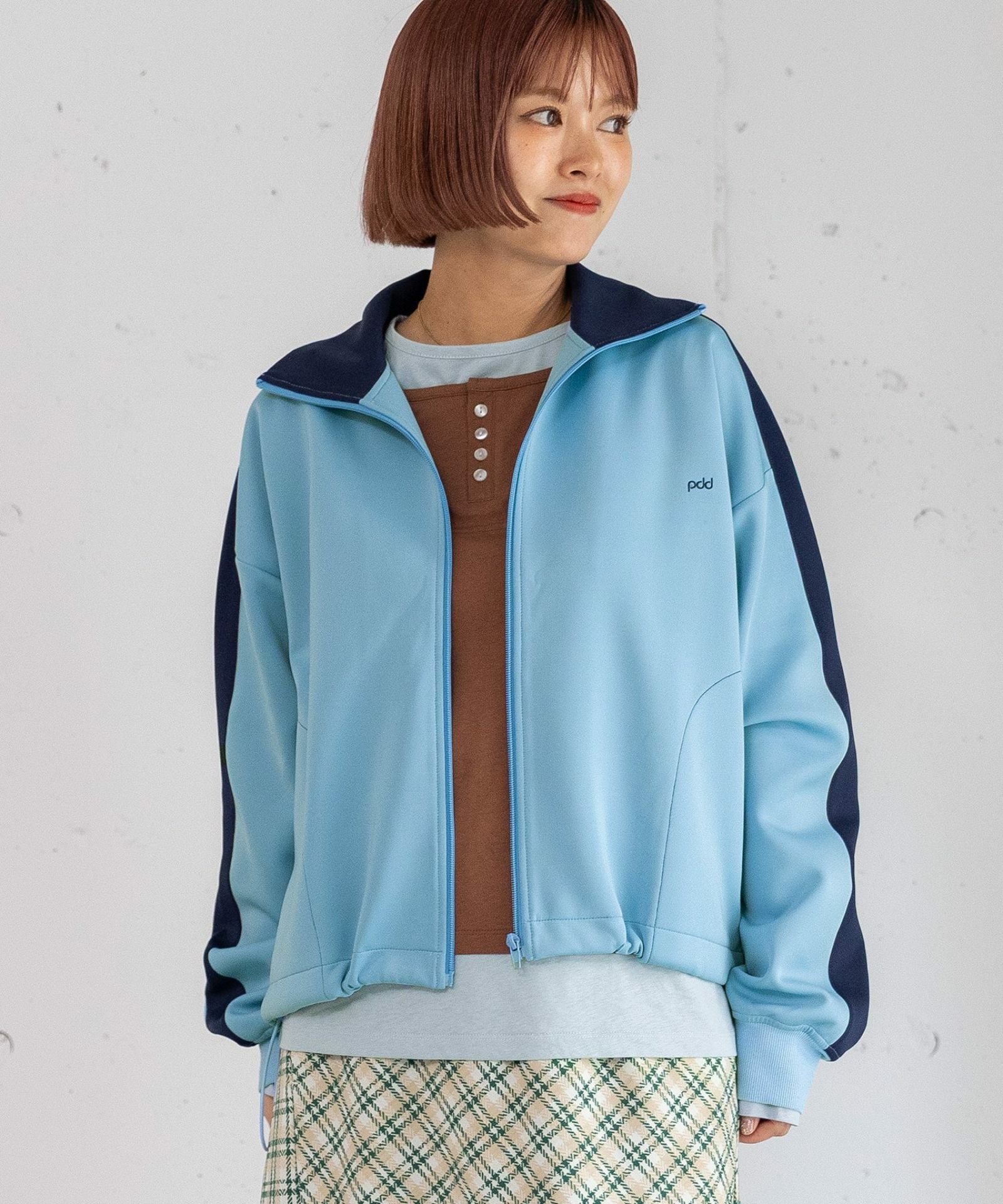 SUMMER SALE】pdd刺繍クロップドトラックジャケット | COO ONLINE