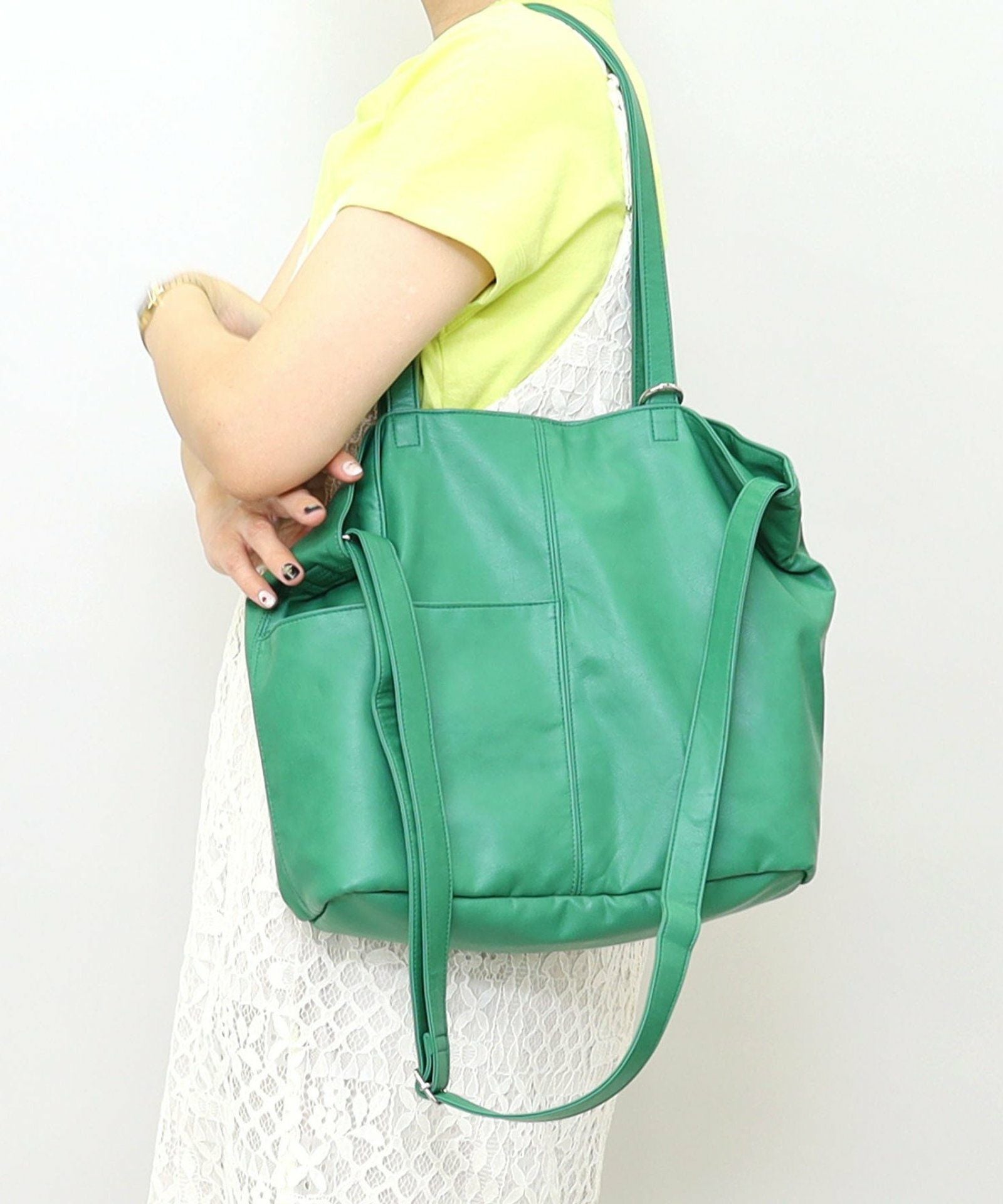 ☆SUMMER SALE☆くったり2WAYBIGトートバッグ／A4対応 | COO
