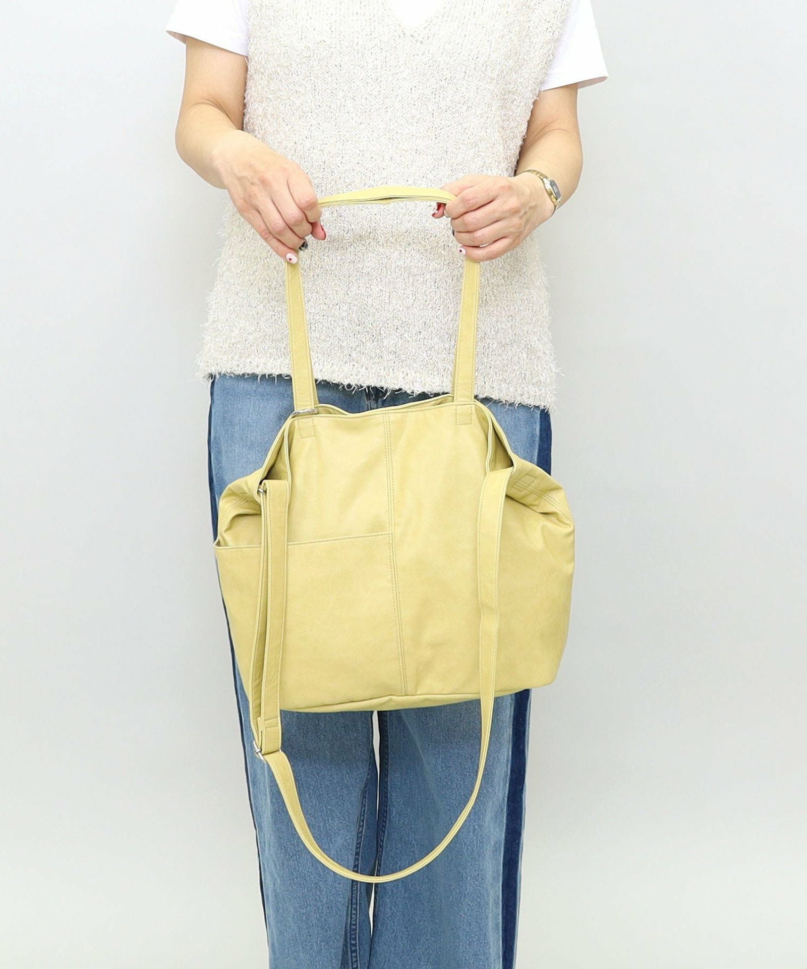 ☆SUMMER SALE☆くったり2WAYBIGトートバッグ／A4対応 | COO